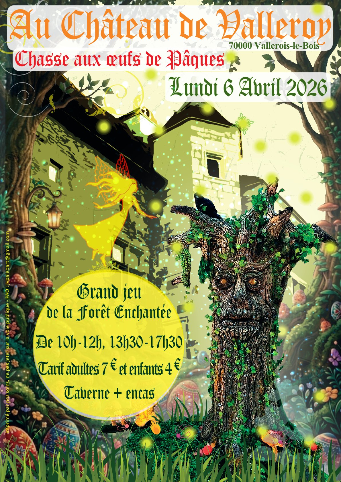 Chasse aux œufs au Château de Valleroy