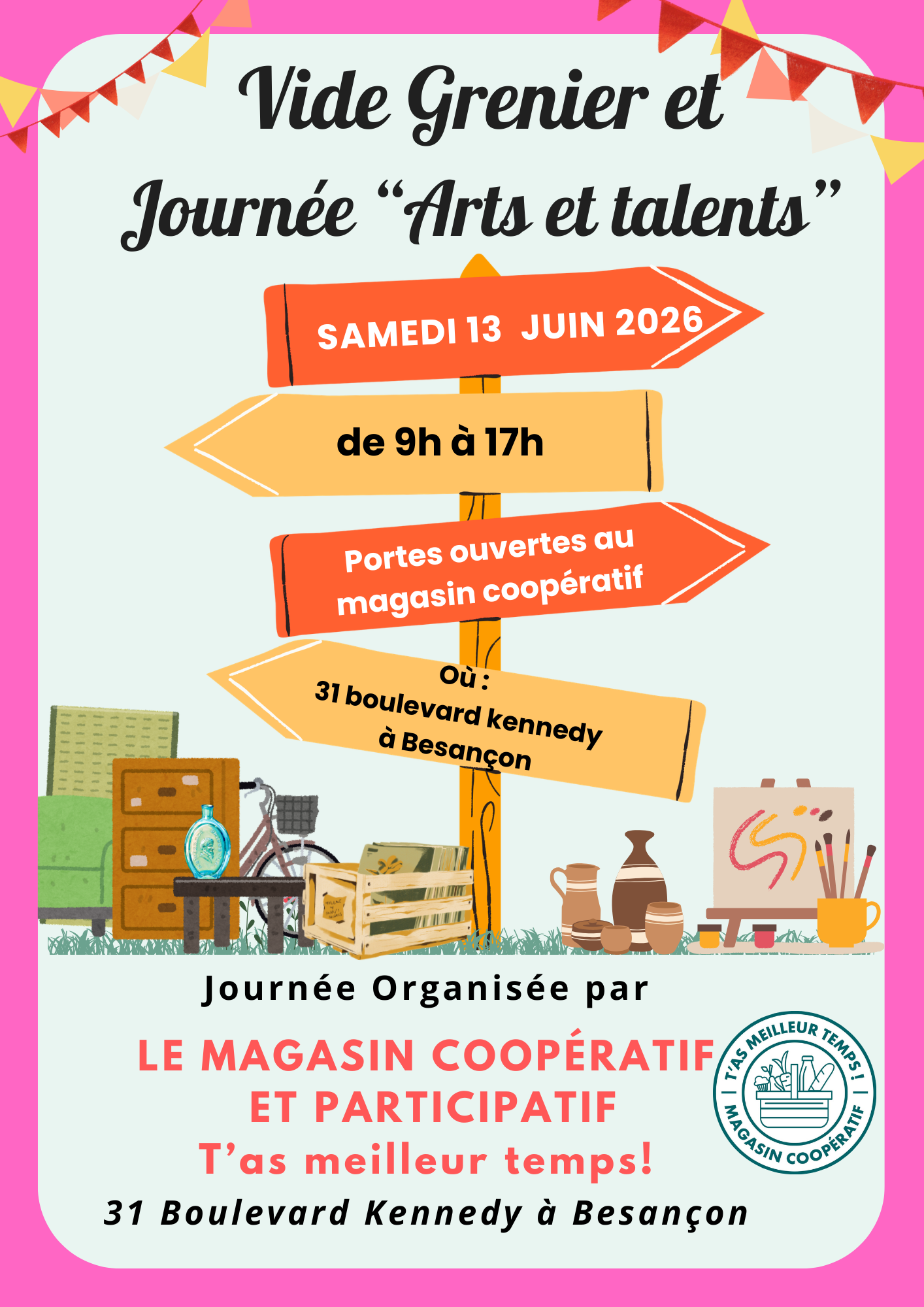 VIDE GRENIER et JOURNEE "ARTS ET TALENTS"