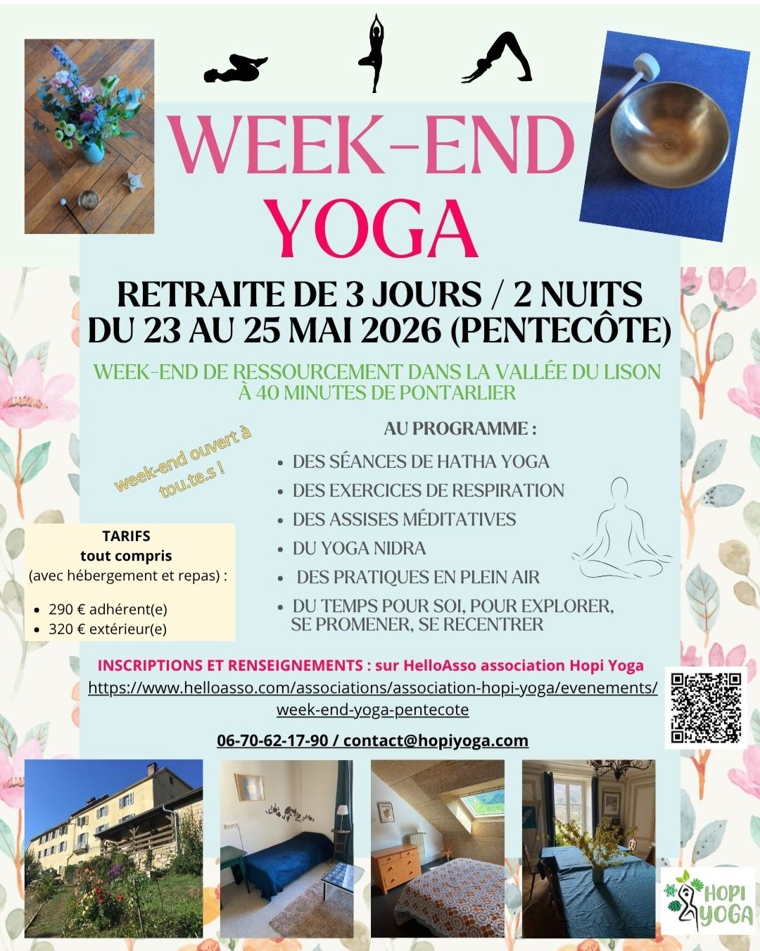 Week-end Yoga - Retraite de 3 jours - 2 nuits — visuel événement