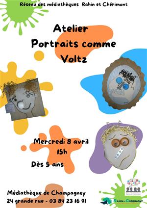 Atelier "Portraits comme Voltz"