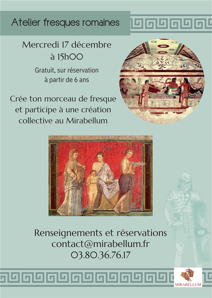 Atelier fresques romaines
