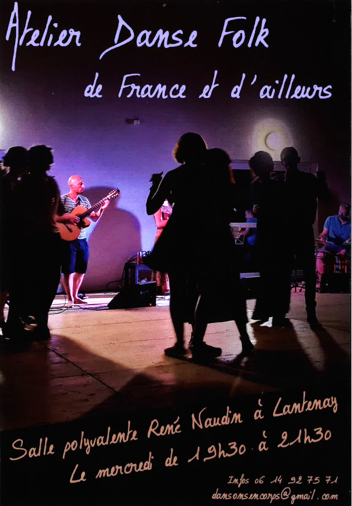 Affiche ateliers danse Lantenay 2023