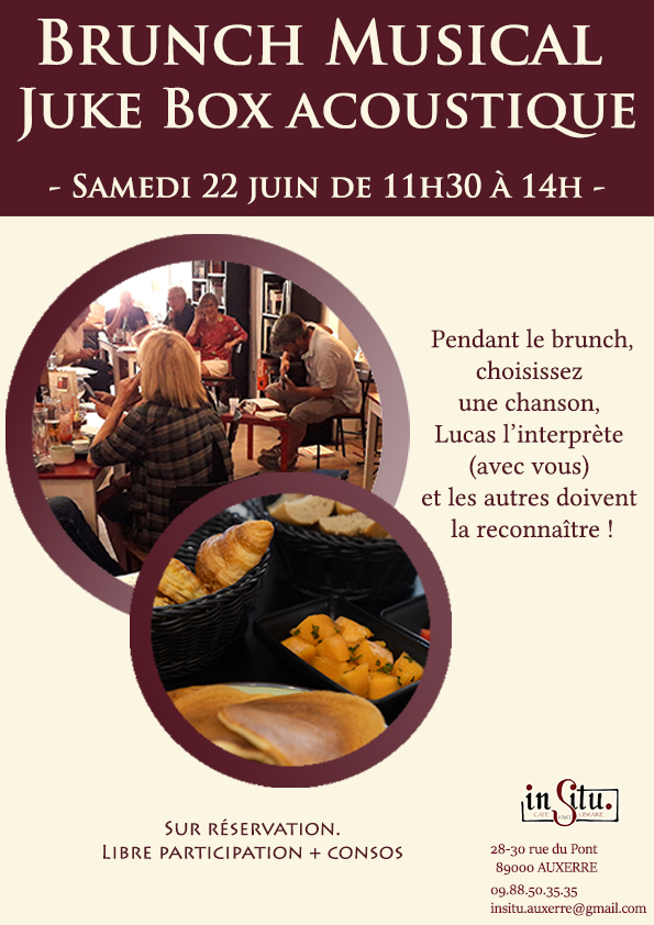 BRUNCH MUSICAL - JUKE BOX ACOUSTIQUE