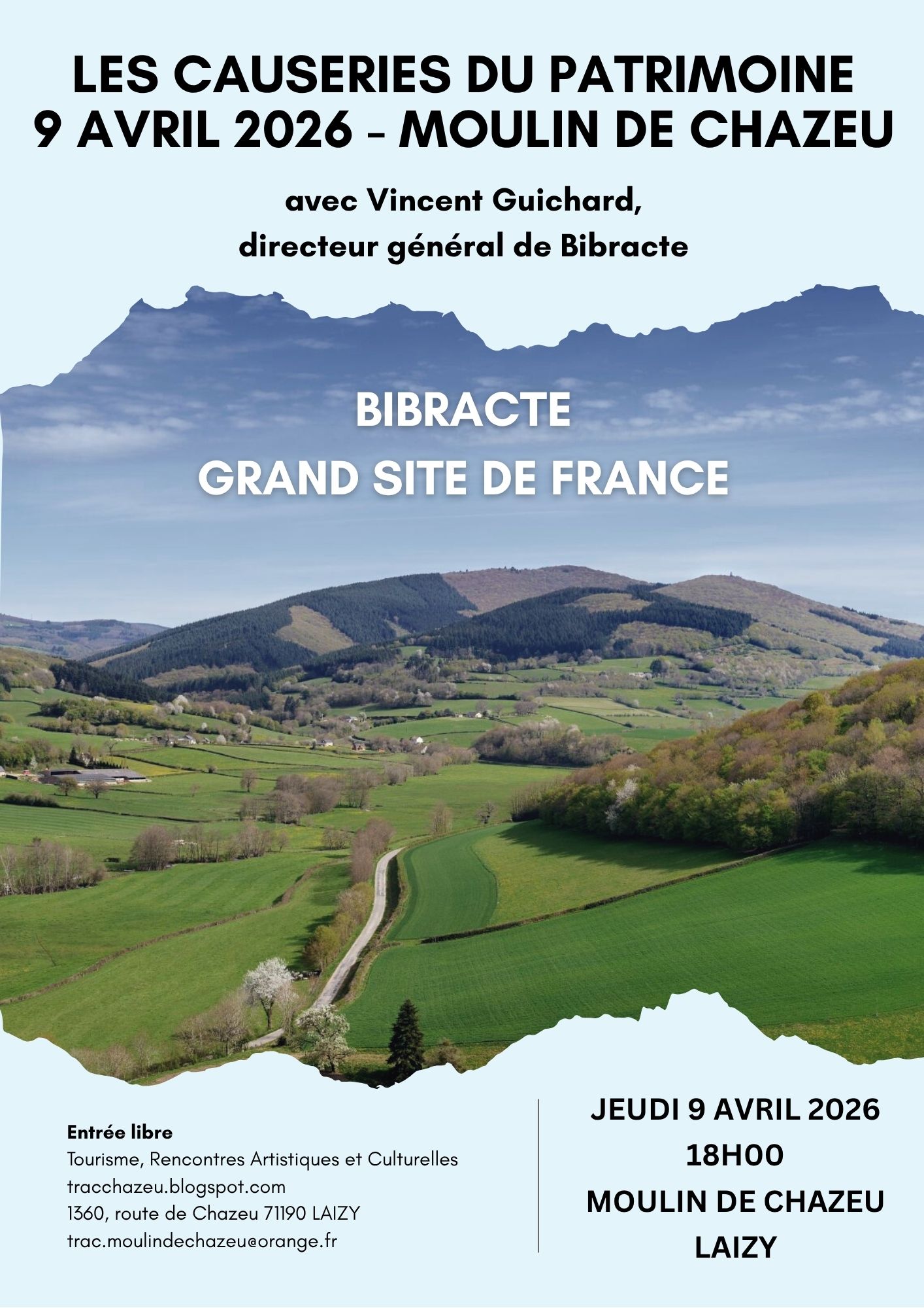 Causerie du patrimoine - Bibracte, grand site national avec Vincent Guichard, directeur général