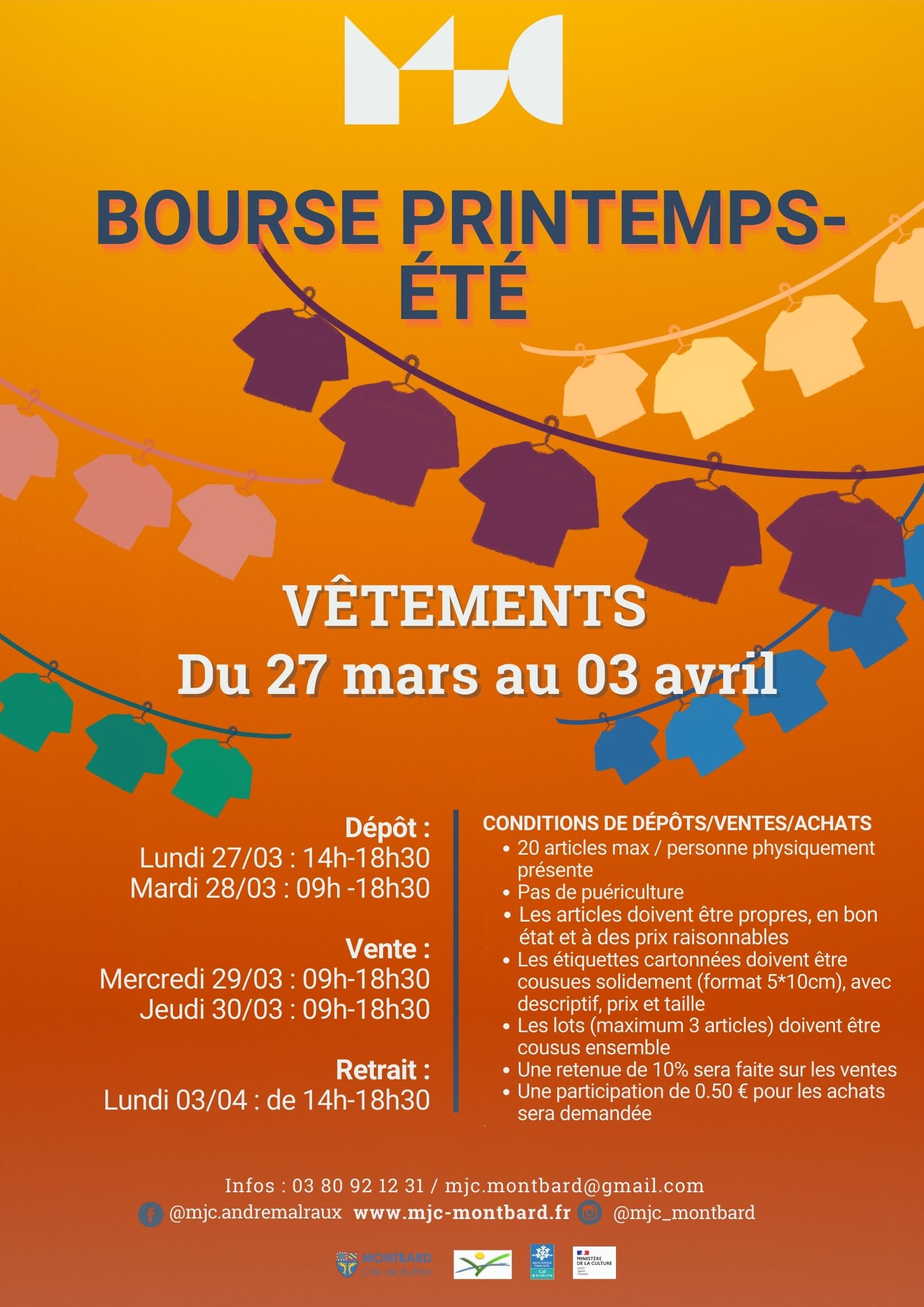 bourse printemps 2023 - Affiche charte