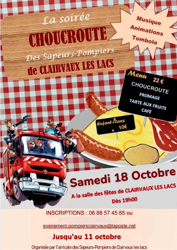 Affiche choucroute CLL 18 10 25
