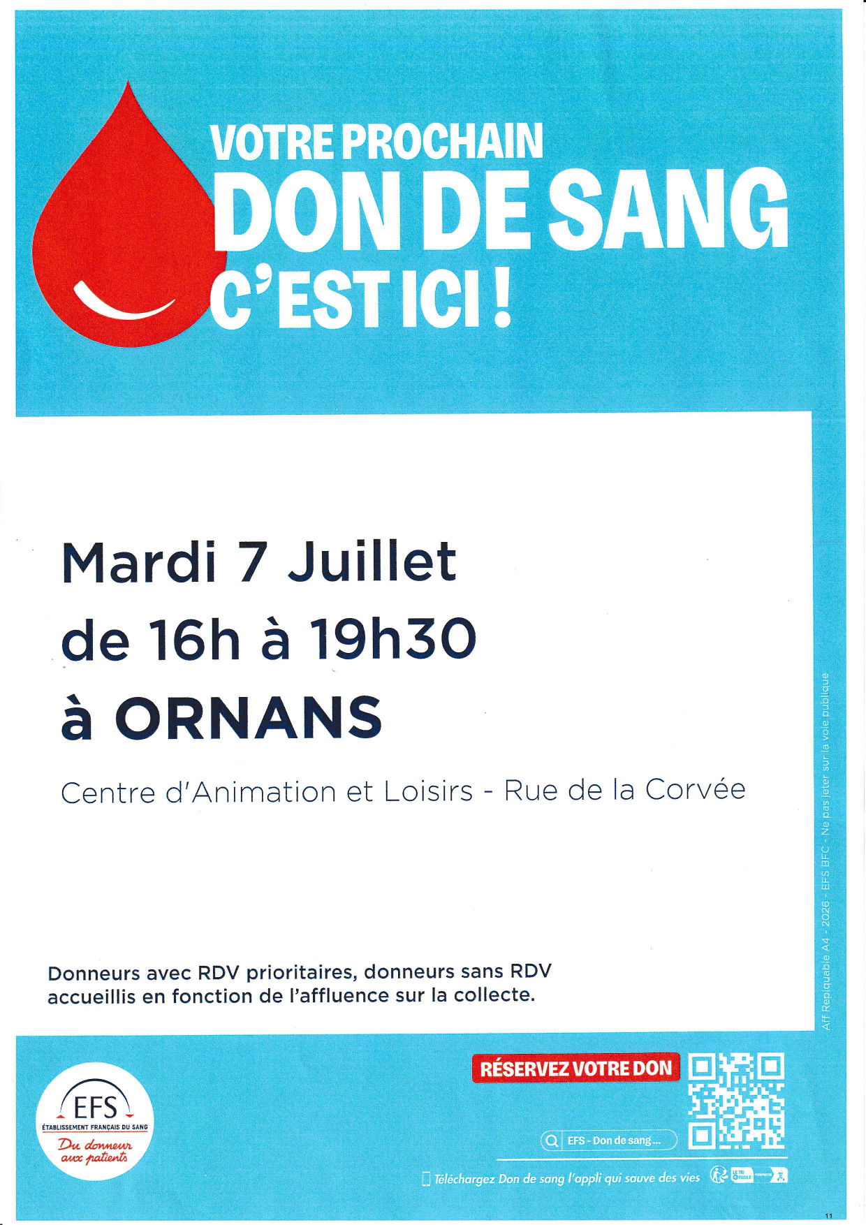 Collecte de sang
