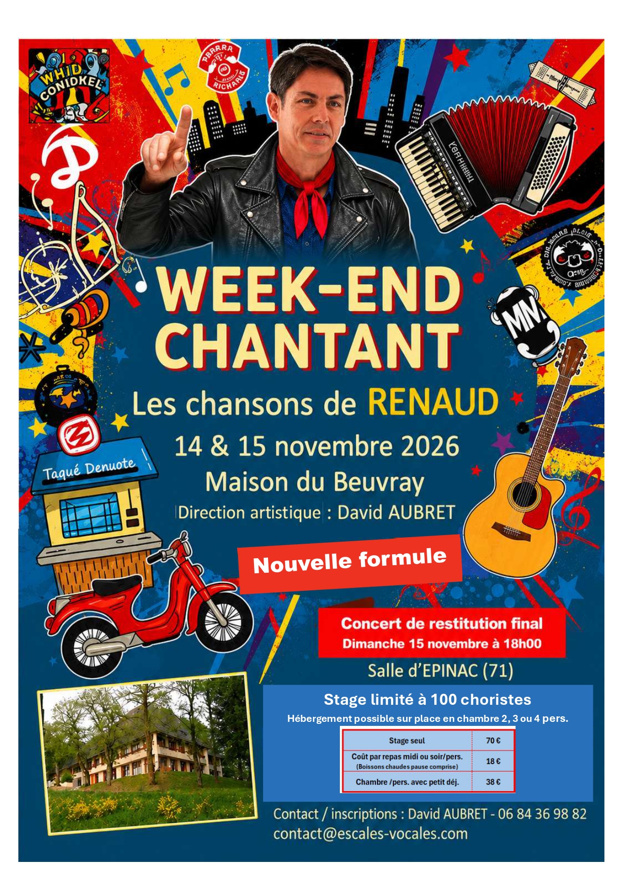 Maison du Beuvray - Stage chantant "les chansons de Renaud"