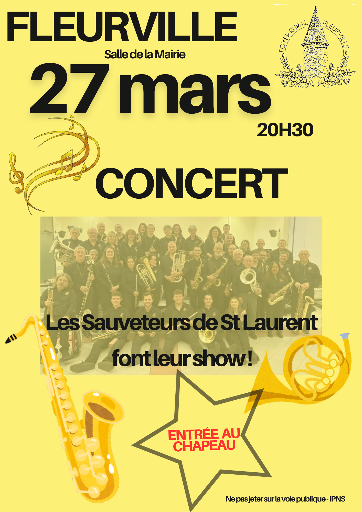 CONCERT DES SAUVETEURS DE ST LAURENT
