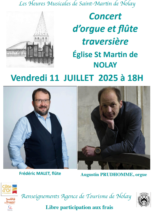 Affiche concert 11 juillet 2025 