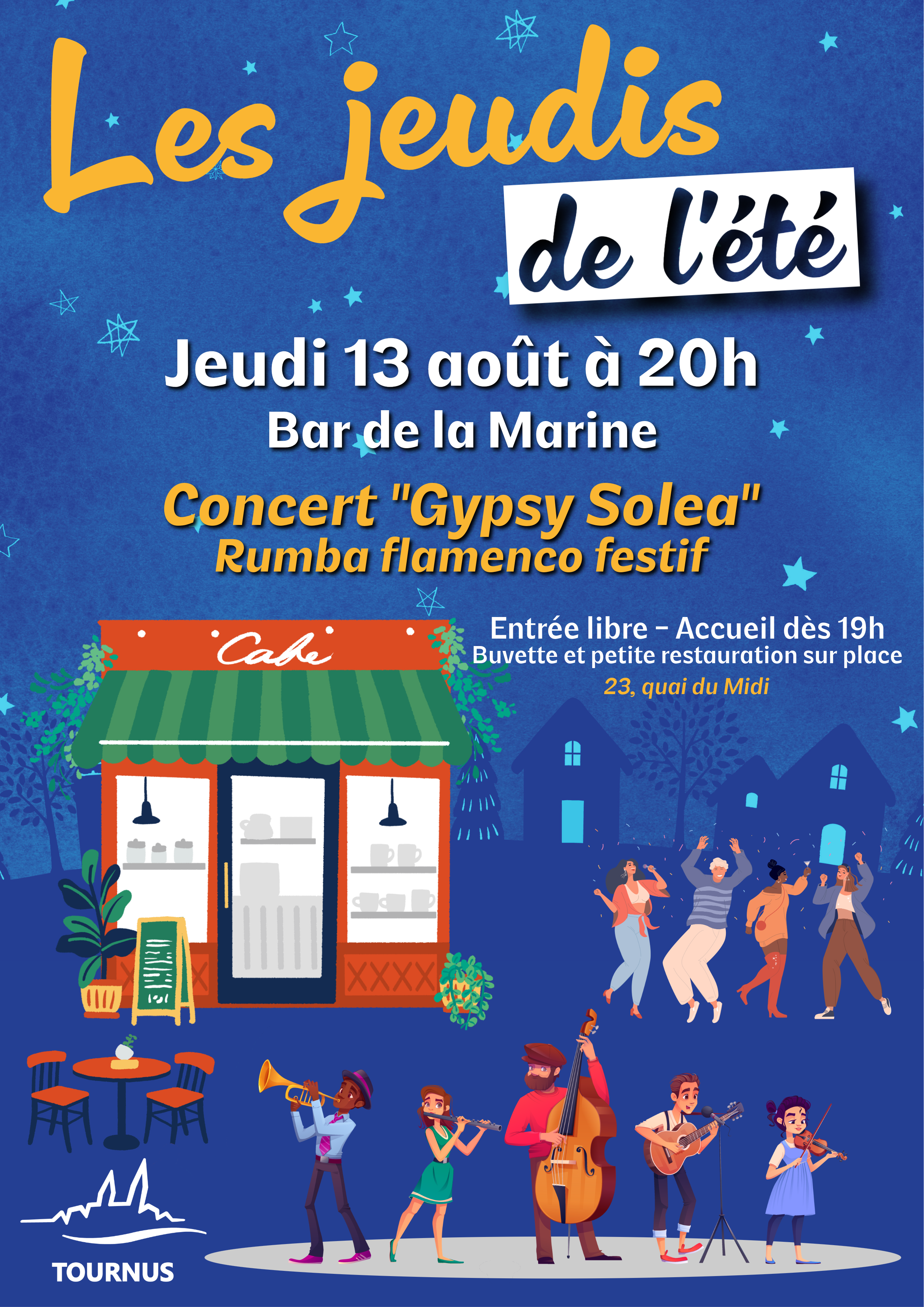 JEUDIS DE L'ÉTÉ – Concert de Gypsy Solea