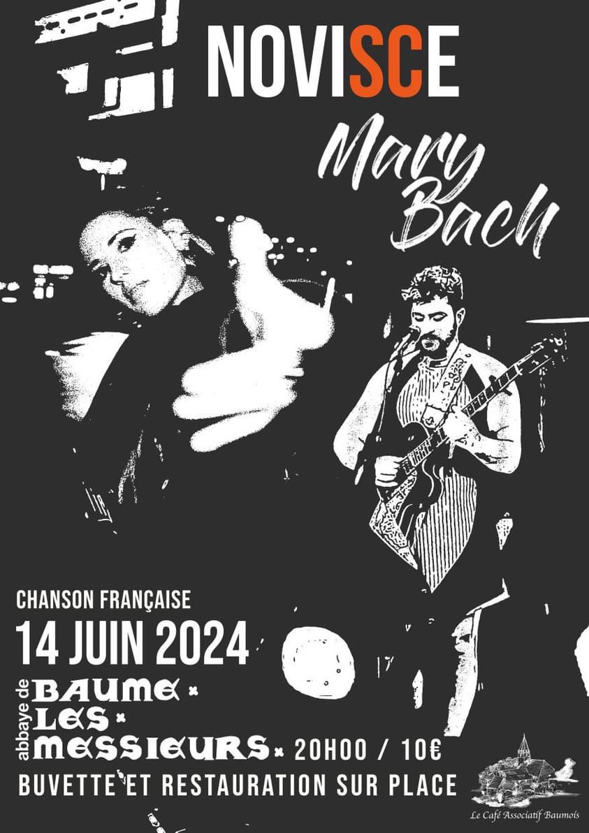 Affiche concert Novisce Mary Bach
