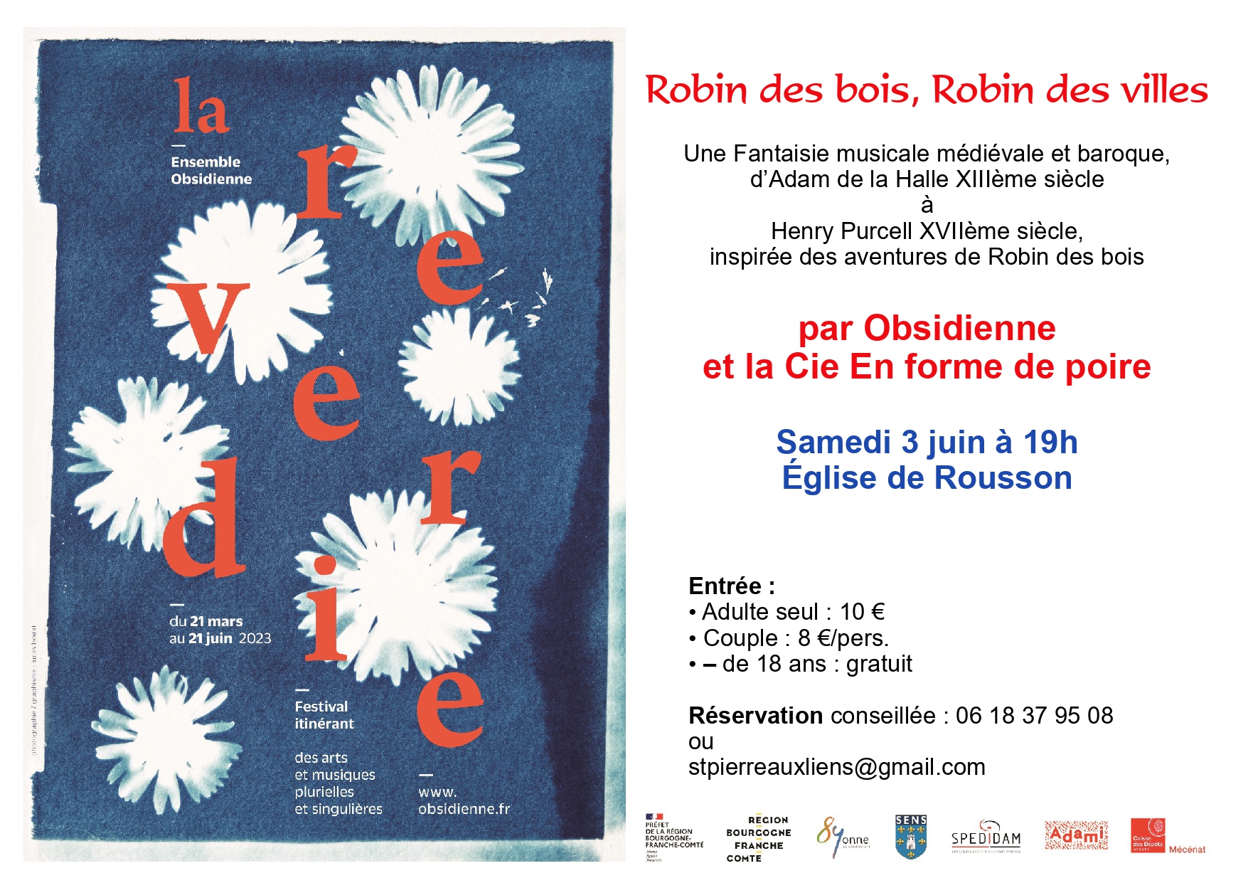Affiche concert Obsidienne