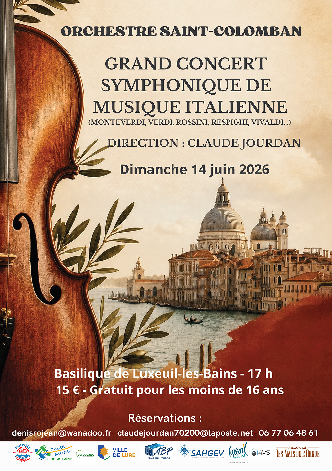 Concert de l'orchestre St Colomban