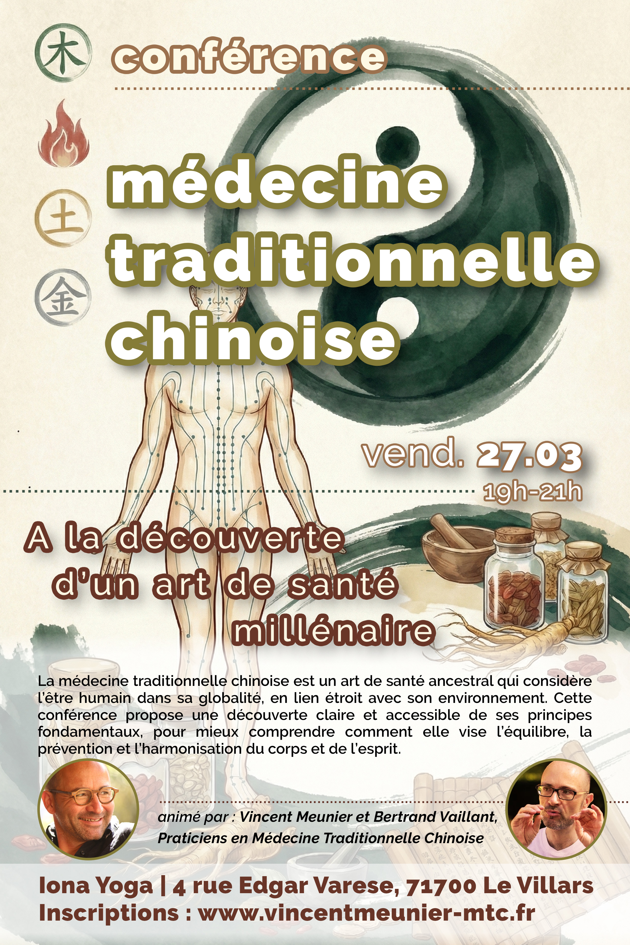 Conférence : Médecine Traditionnelle Chinoise | A la découverte d'un art de santé millénaire