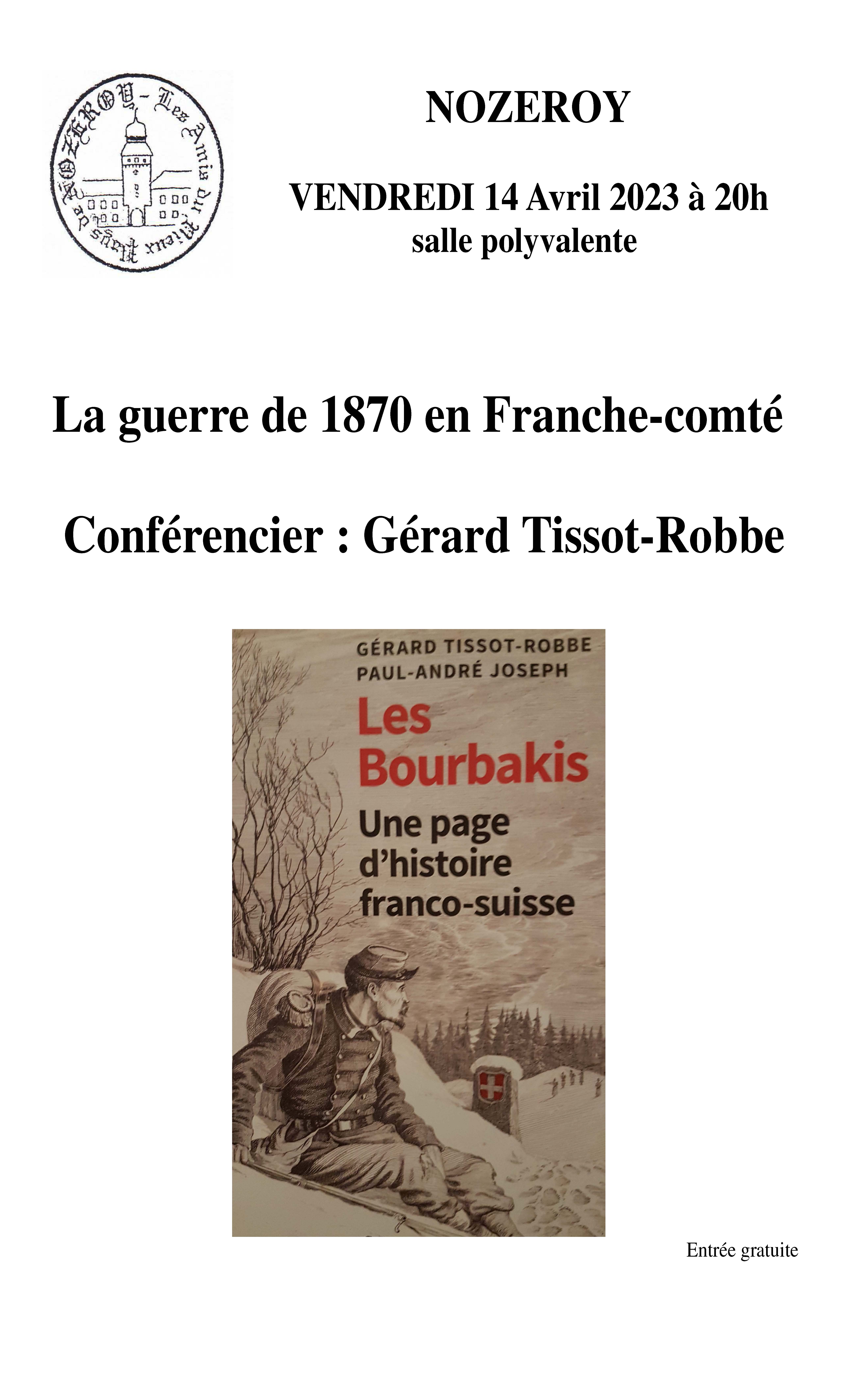 Affiche conference Gerard Tissot-Robbe vu par jm (1)