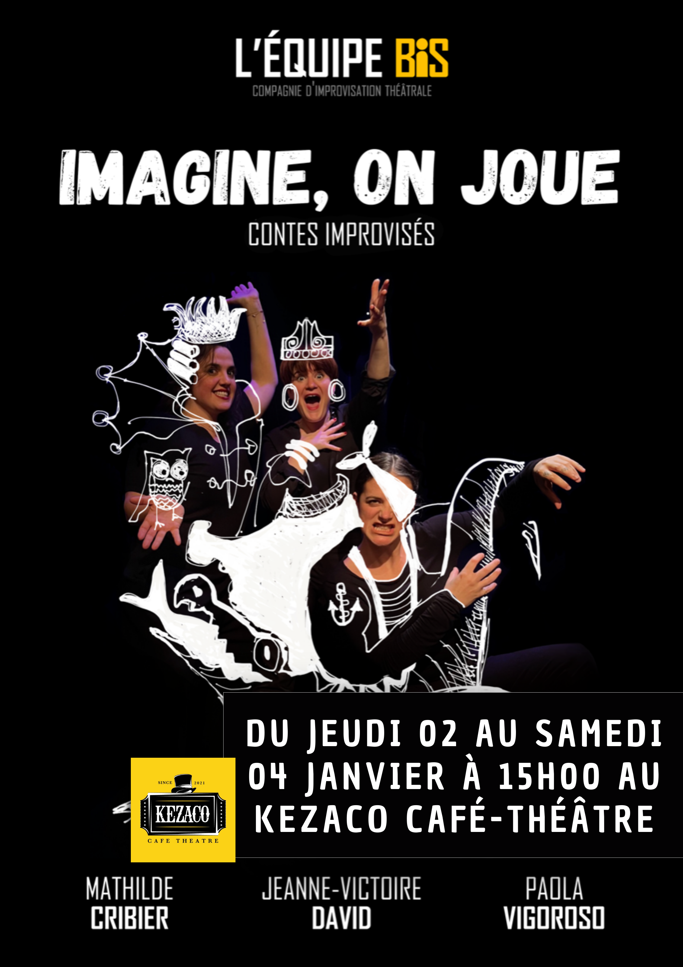  Affiche - avec date - saison 4 - Affiche date - Imagine, on joue