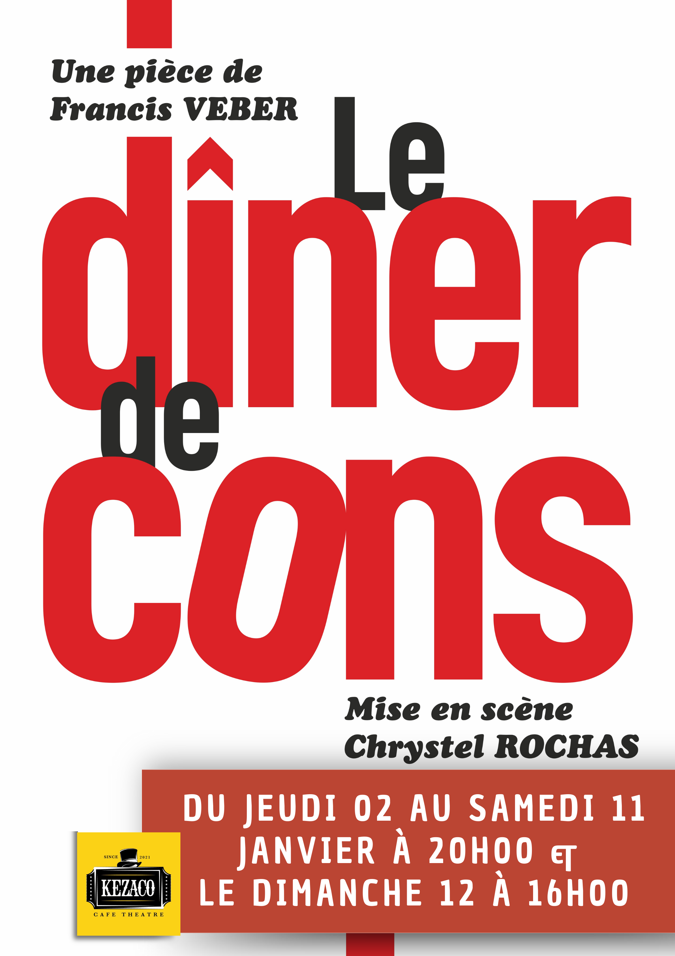  Affiche - Diner de cons