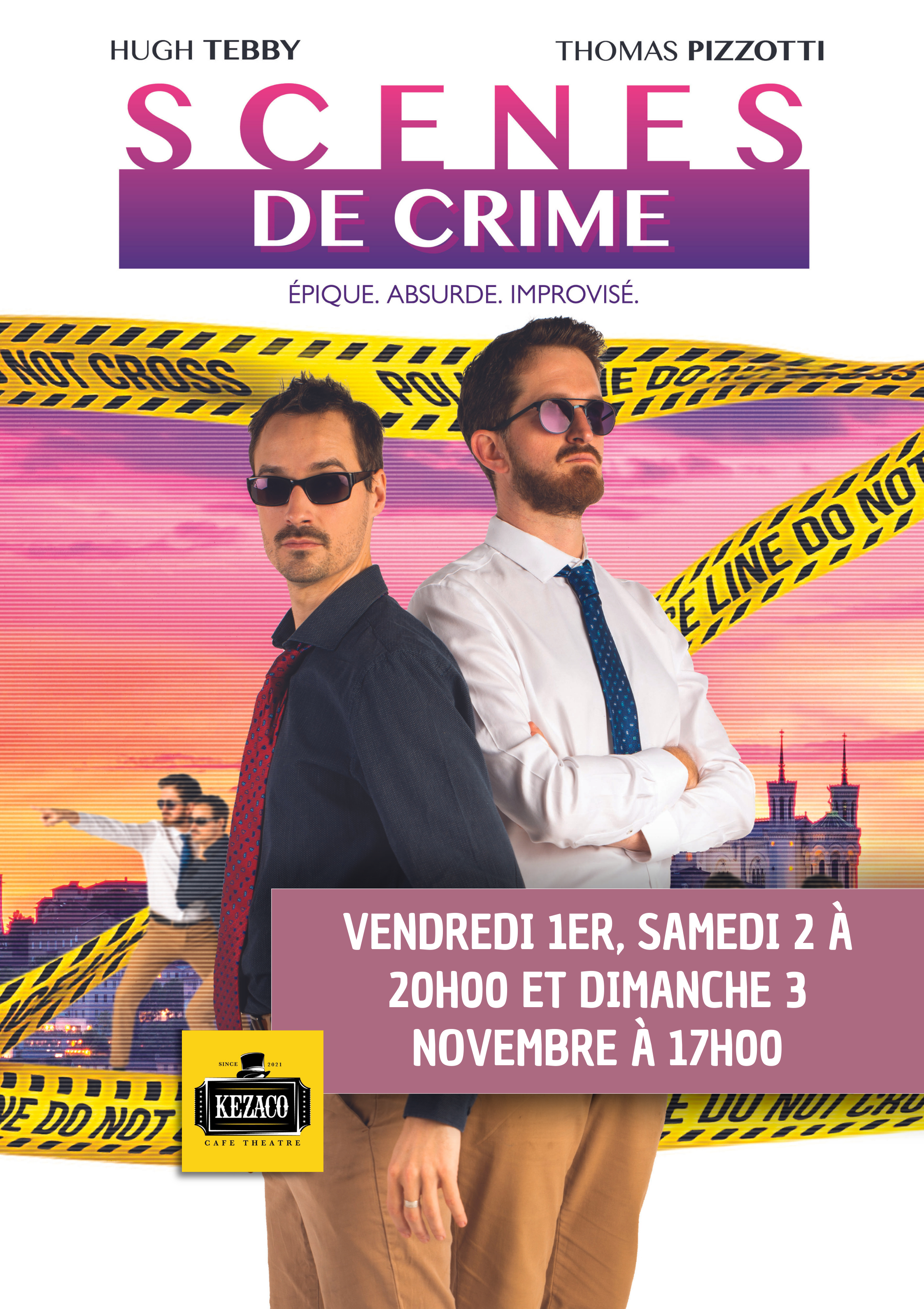  Affiches - avec date - saison 4 - Affiche date - Scène de crime