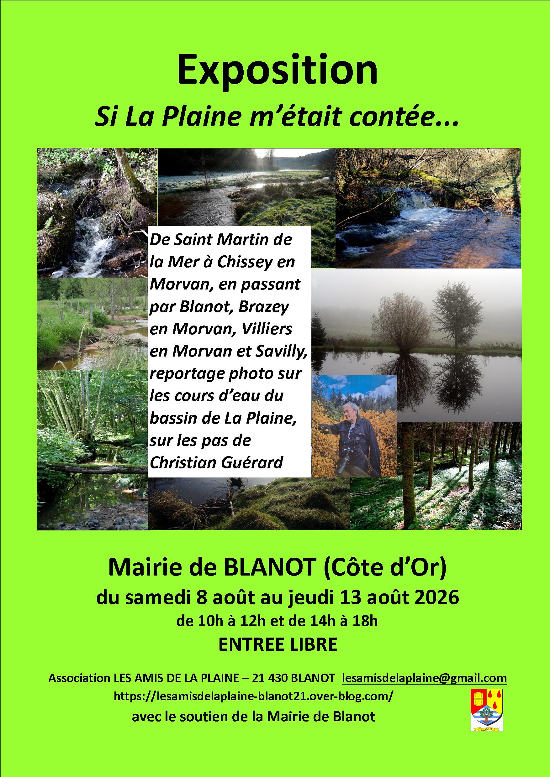 Exposition Si La Plaine m'était contée