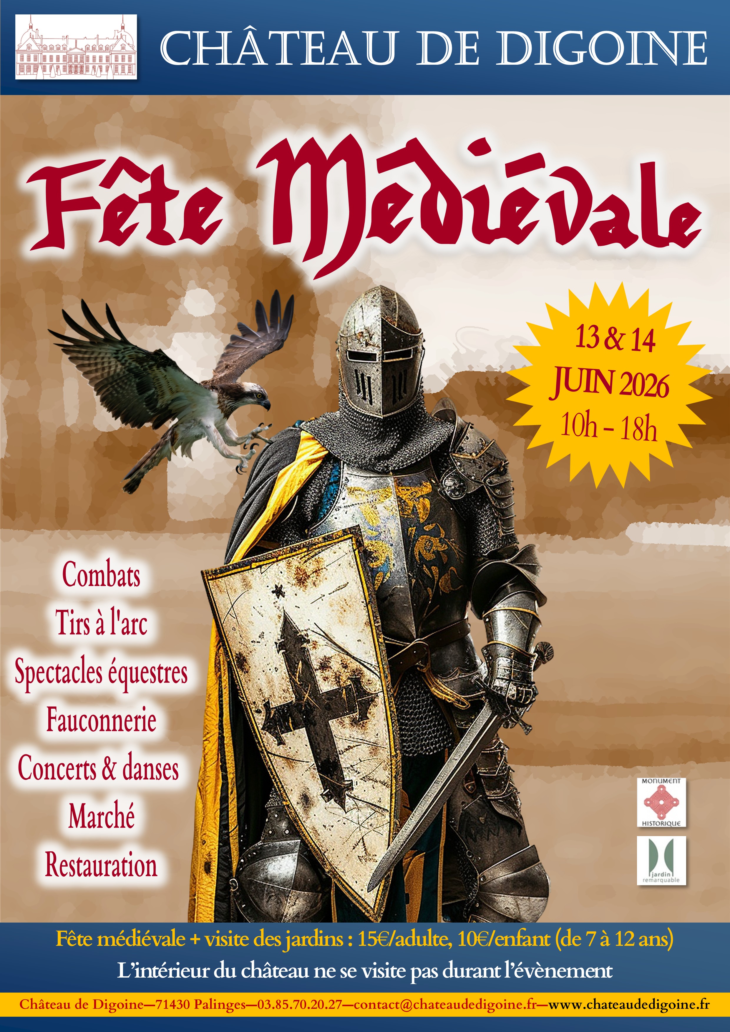 Fête médiévale du Château de Digoine