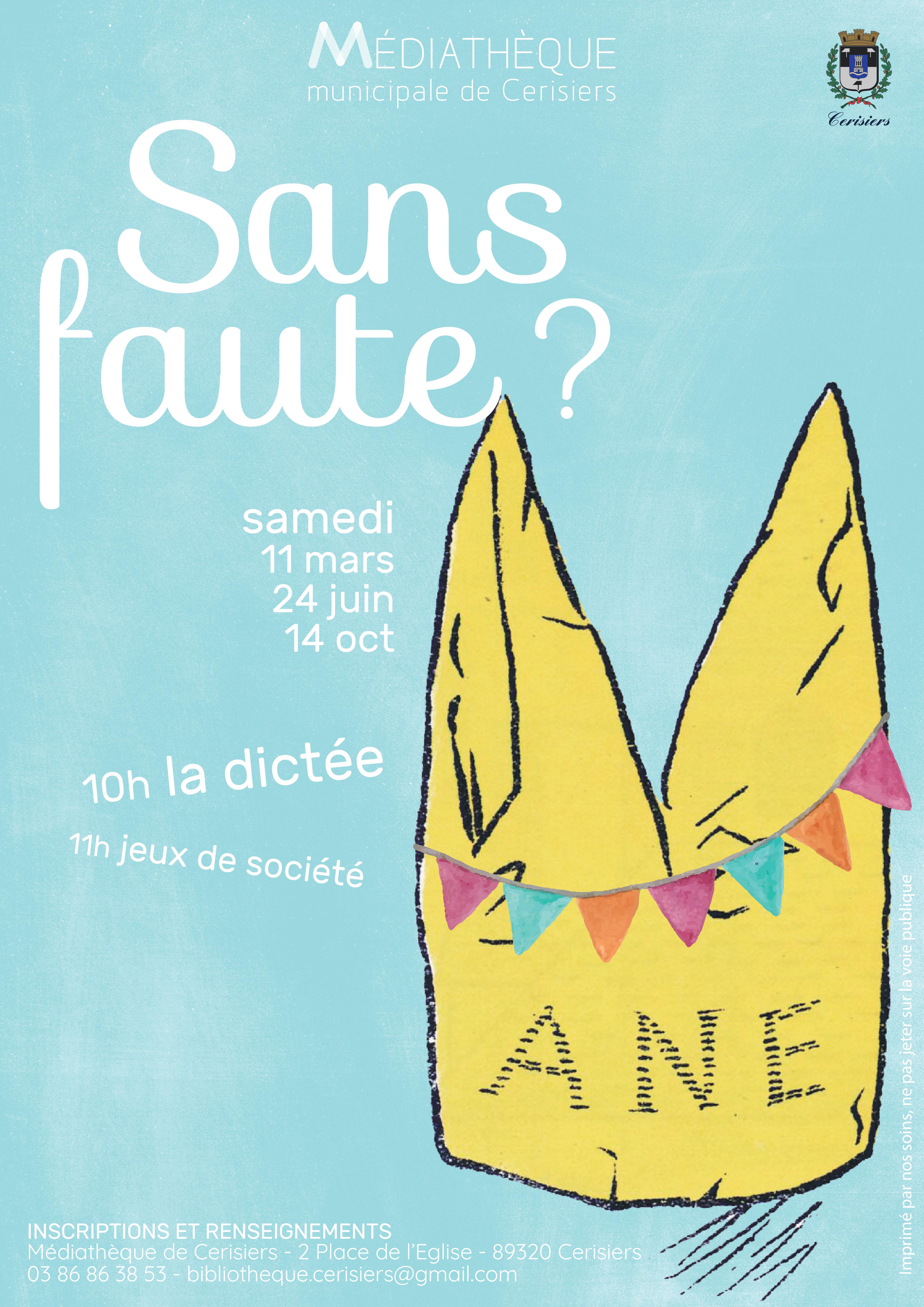 Affiche dictée 2023
