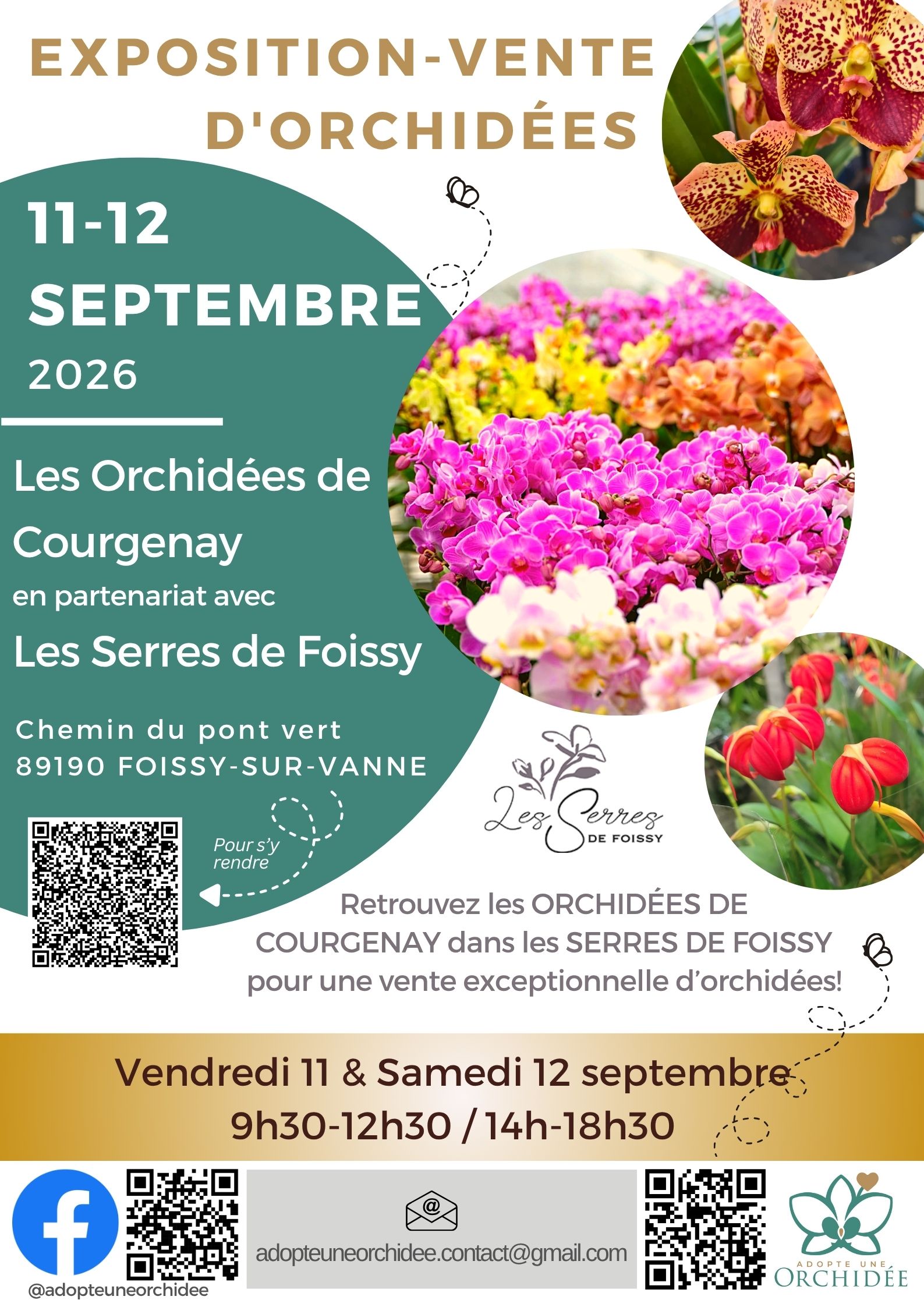 Exposition-vente exceptionnelle d'orchidées