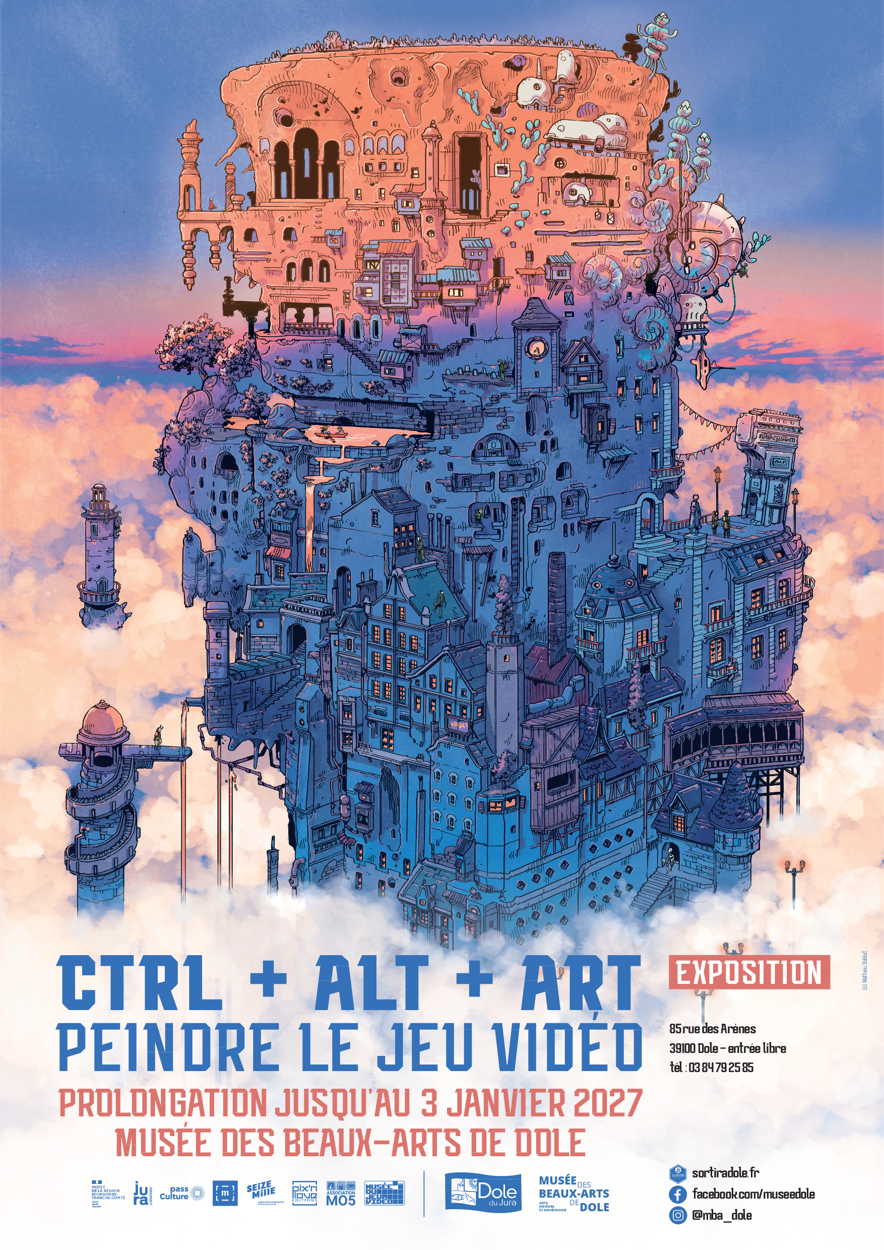 Visite guidée - Exposition temporaire « Ctrl + Alt + Art - Peindre le jeu vidéo »