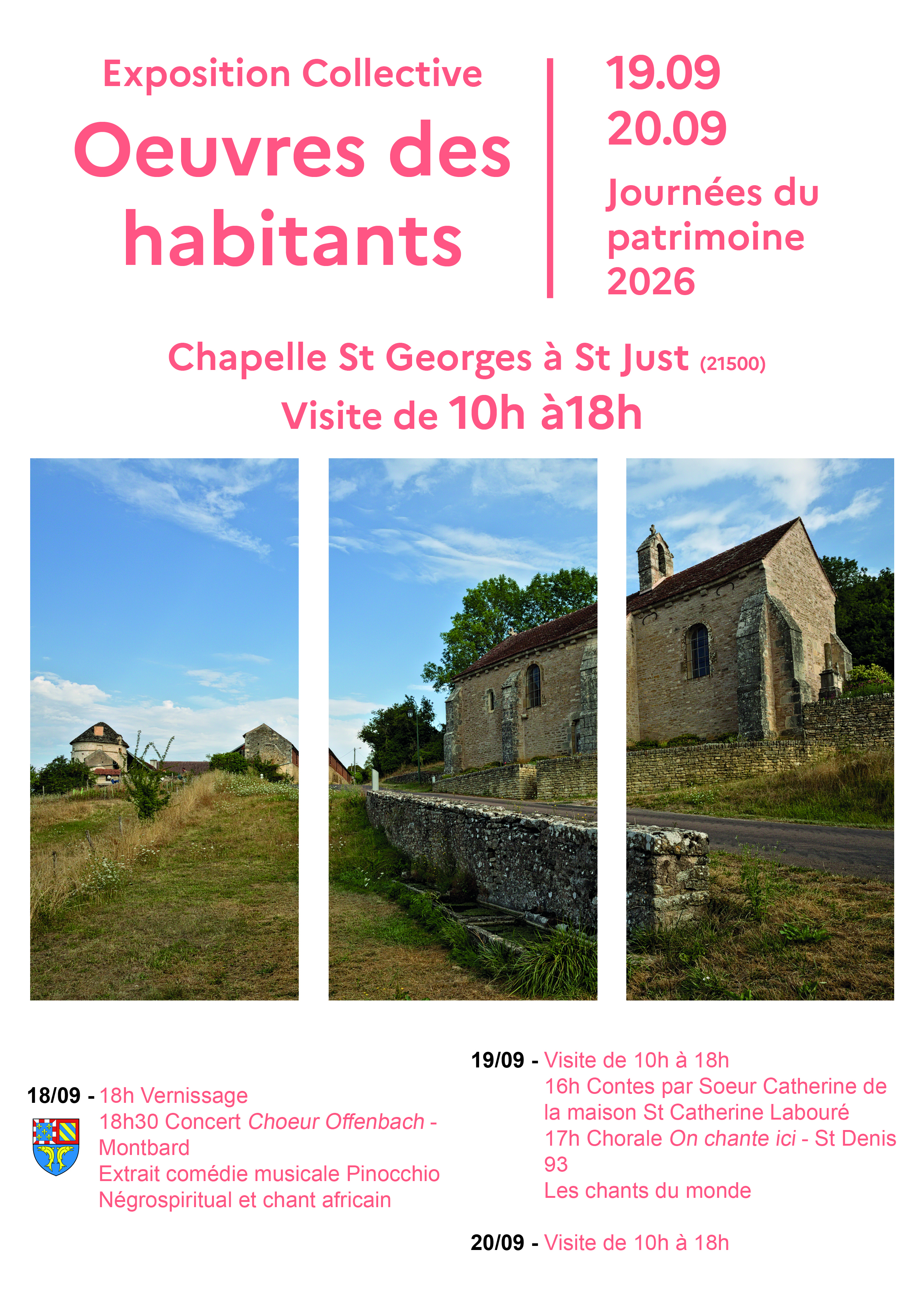 Visite, exposition et concert à la chapelle Saint Georges