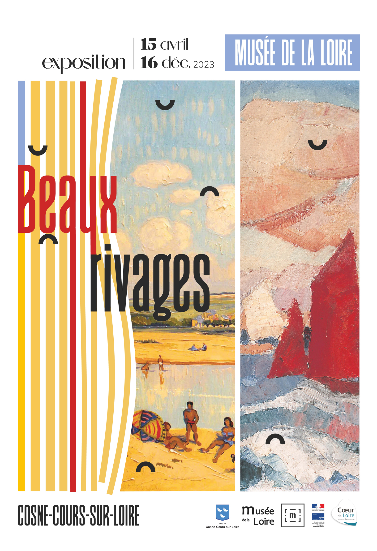 Affiche expo Beaux rivages 15-04 au 16-12-23 MUSEE DE COSNE - Crédits : Musée de la Loire