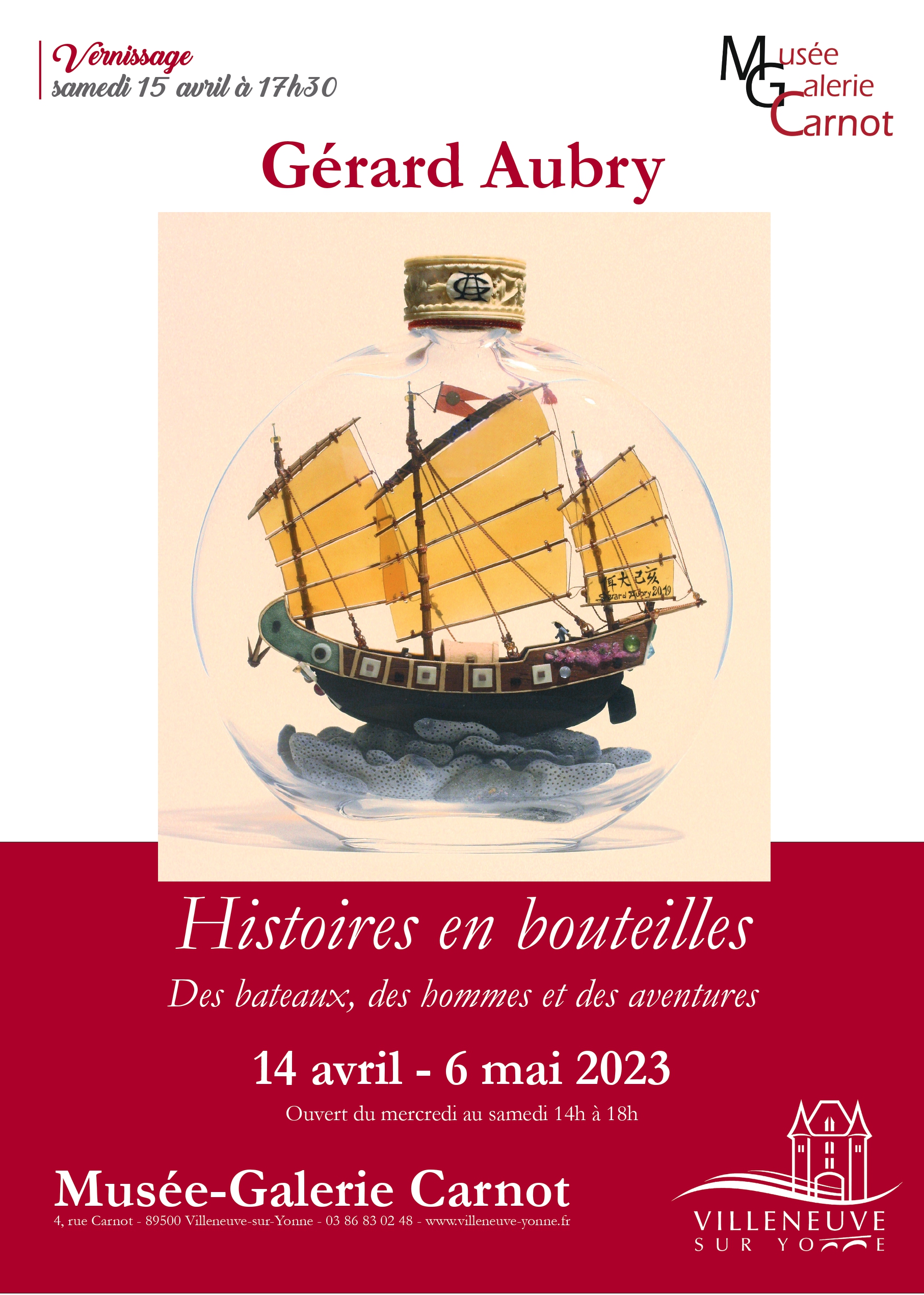 Affiche expo G. Aubry