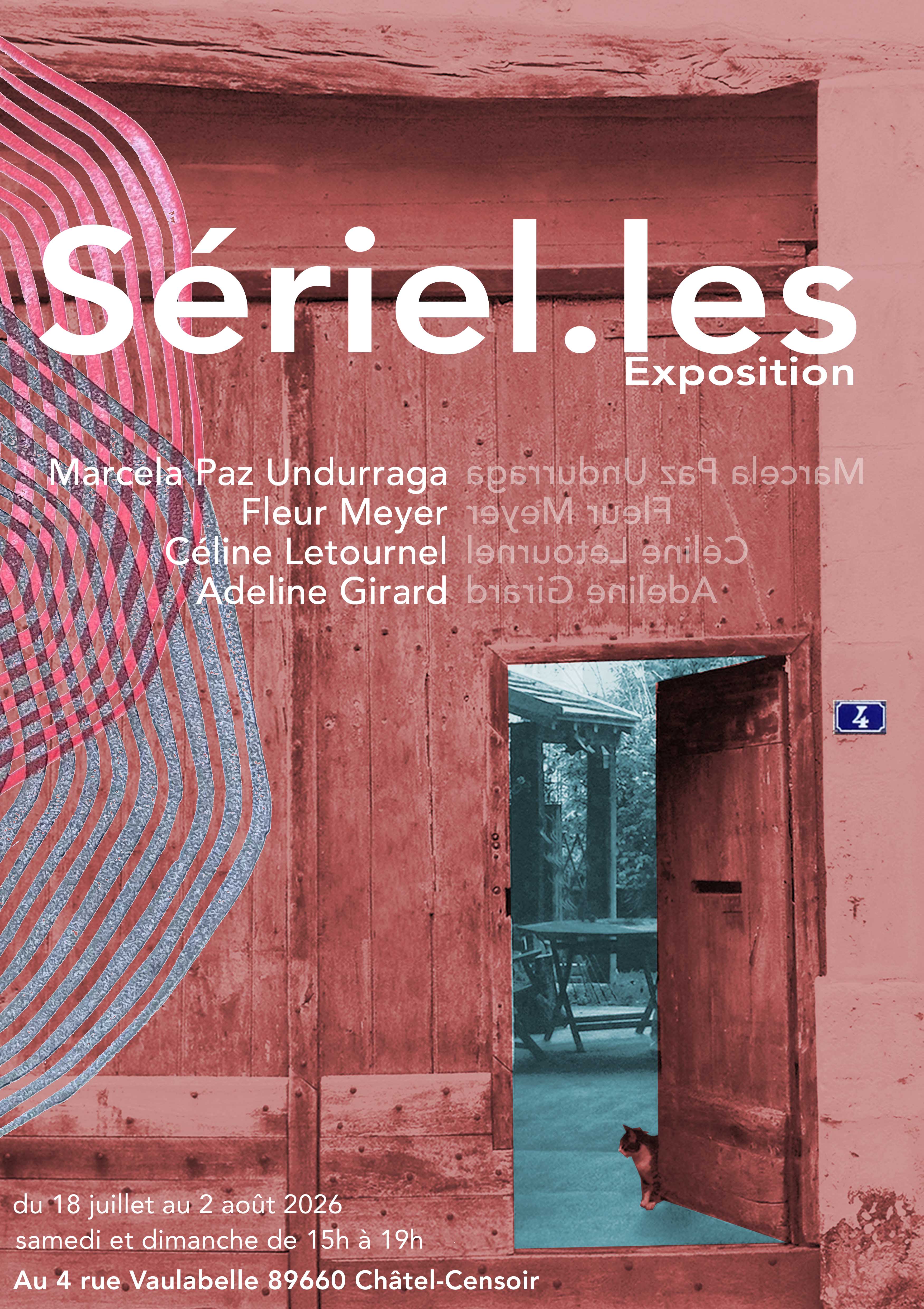 Exposition Sériel.les — visuel événement