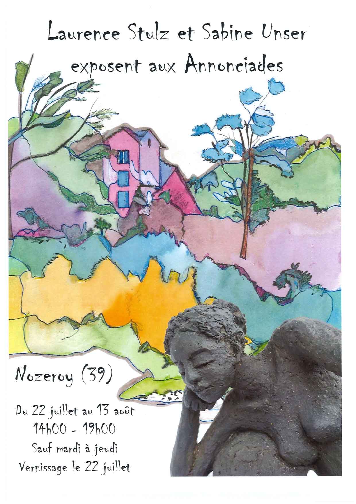 Affiche exposition 2023 Annonciades