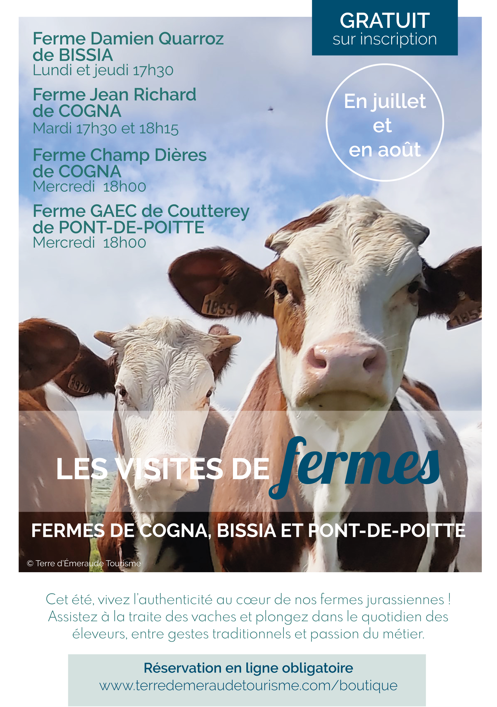 Visite de la ferme laitière Jean Richard de Cogna - Mardi