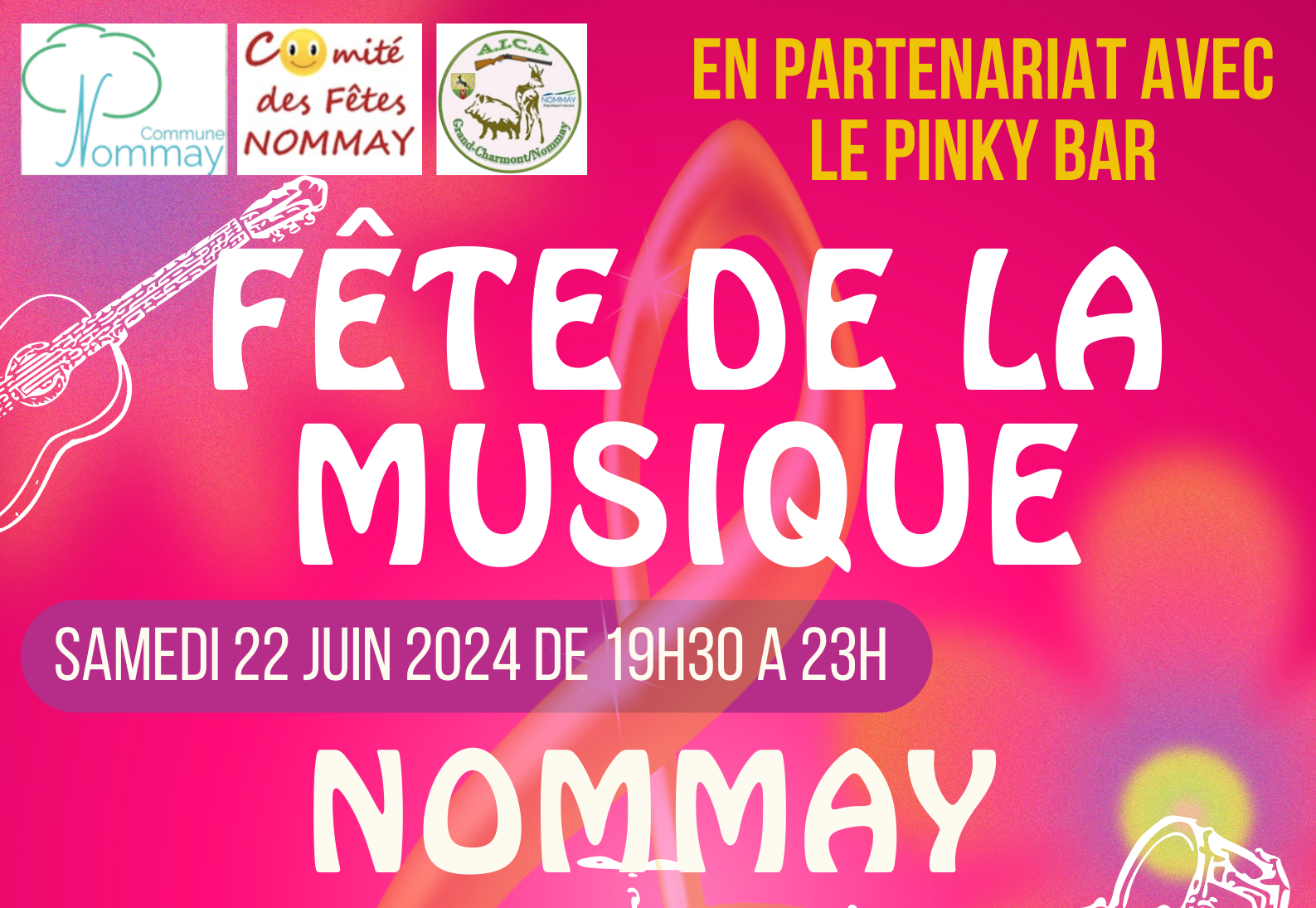 Affiche fête de la musique 2024