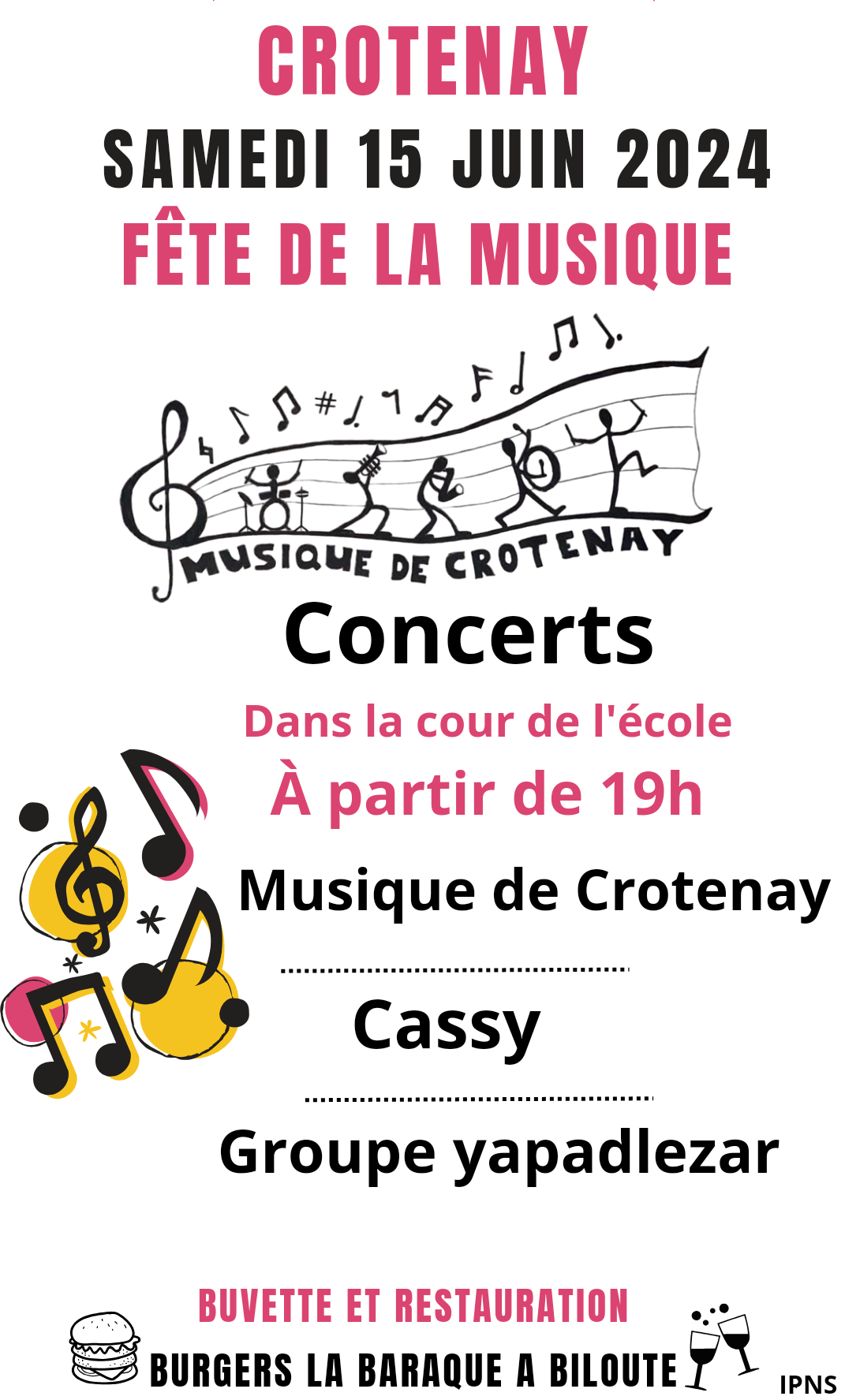 Affiche fête de la musique
