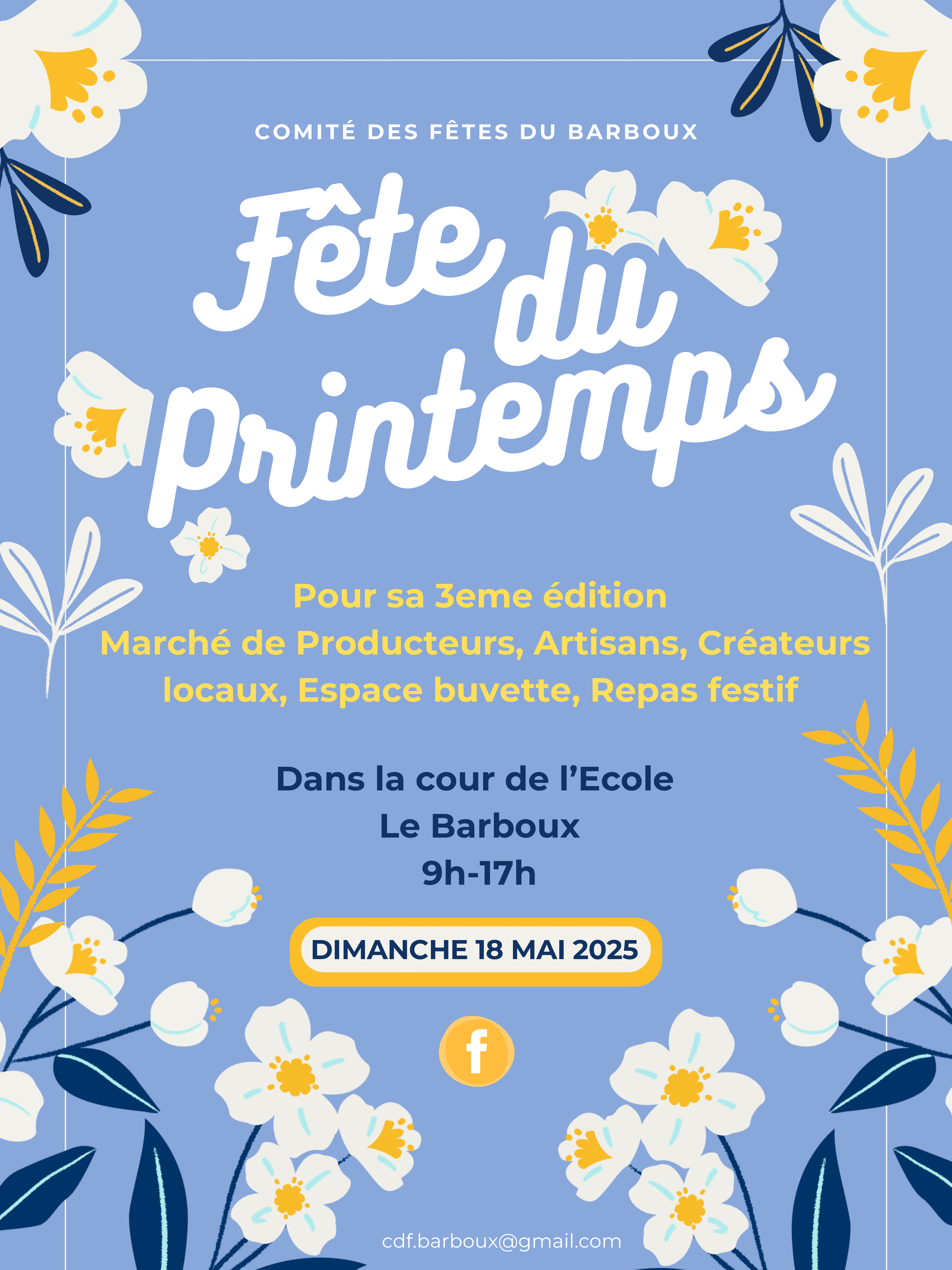 Affiche fête du printemps