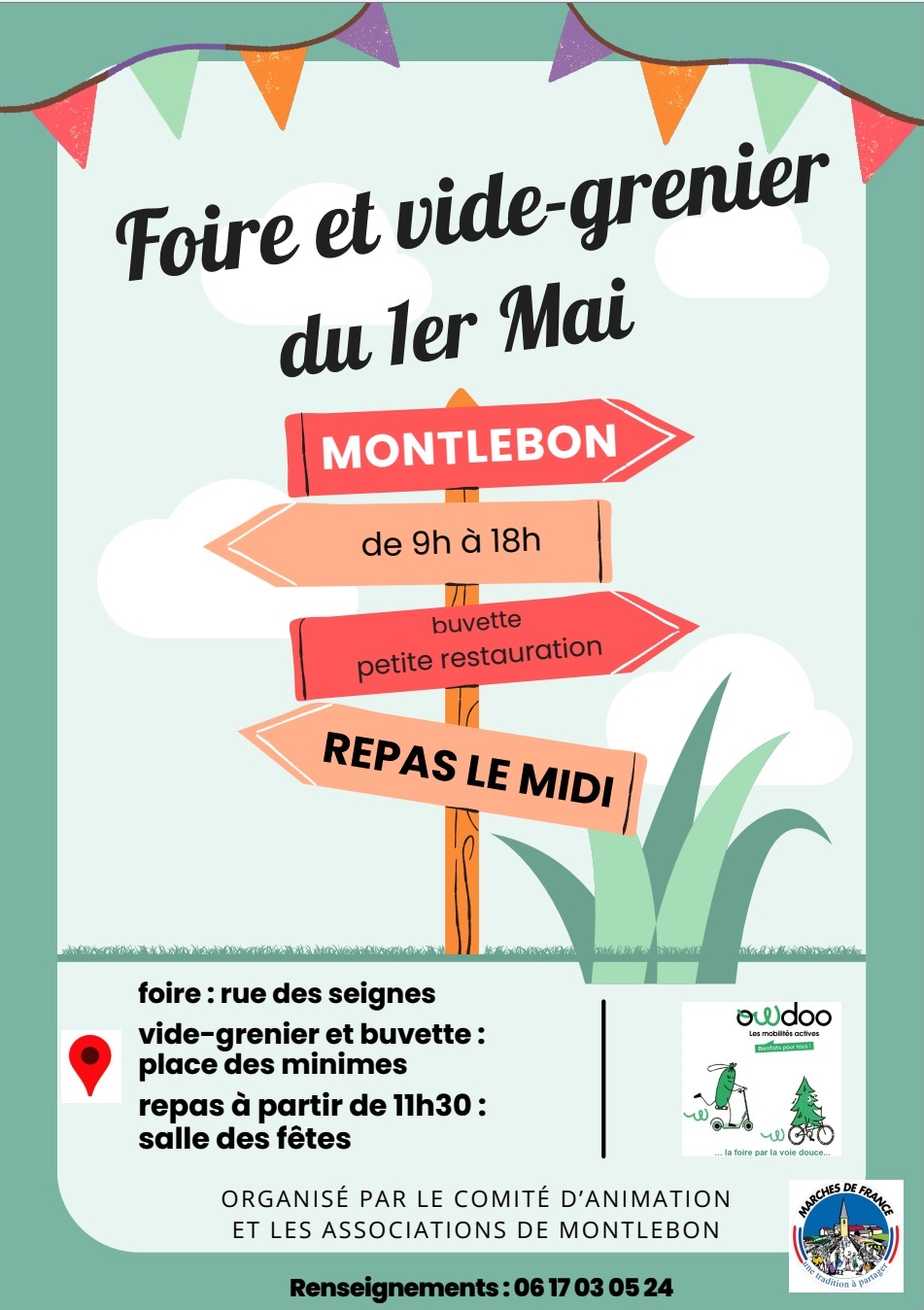 Foire et vide-grenier du 1er Mai