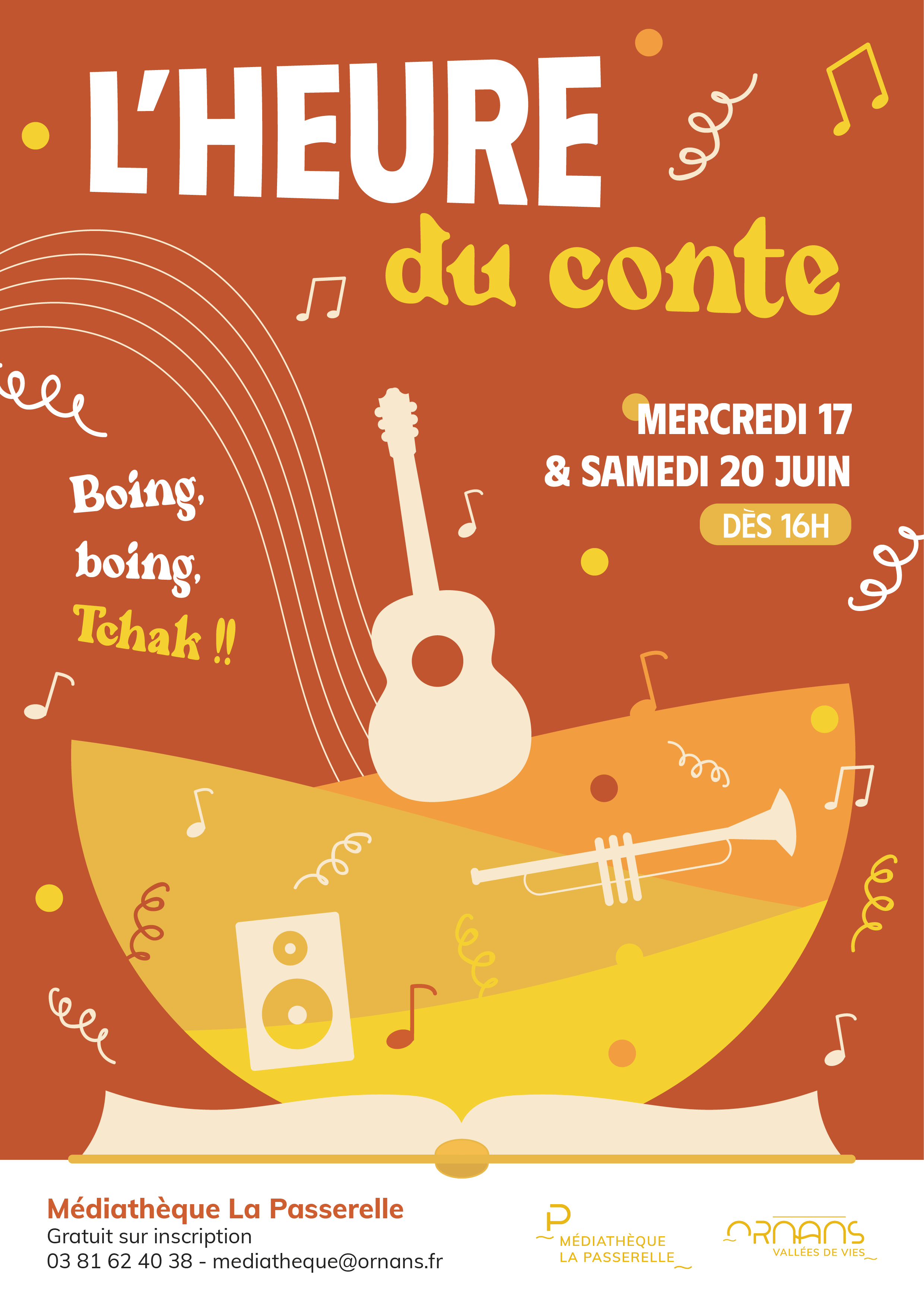 L'heure du conte - Boing, boing, Tchak !!