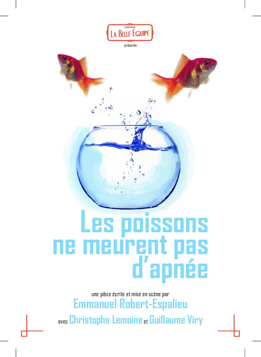 Affiche les poissons ne meurent pas d'apnée