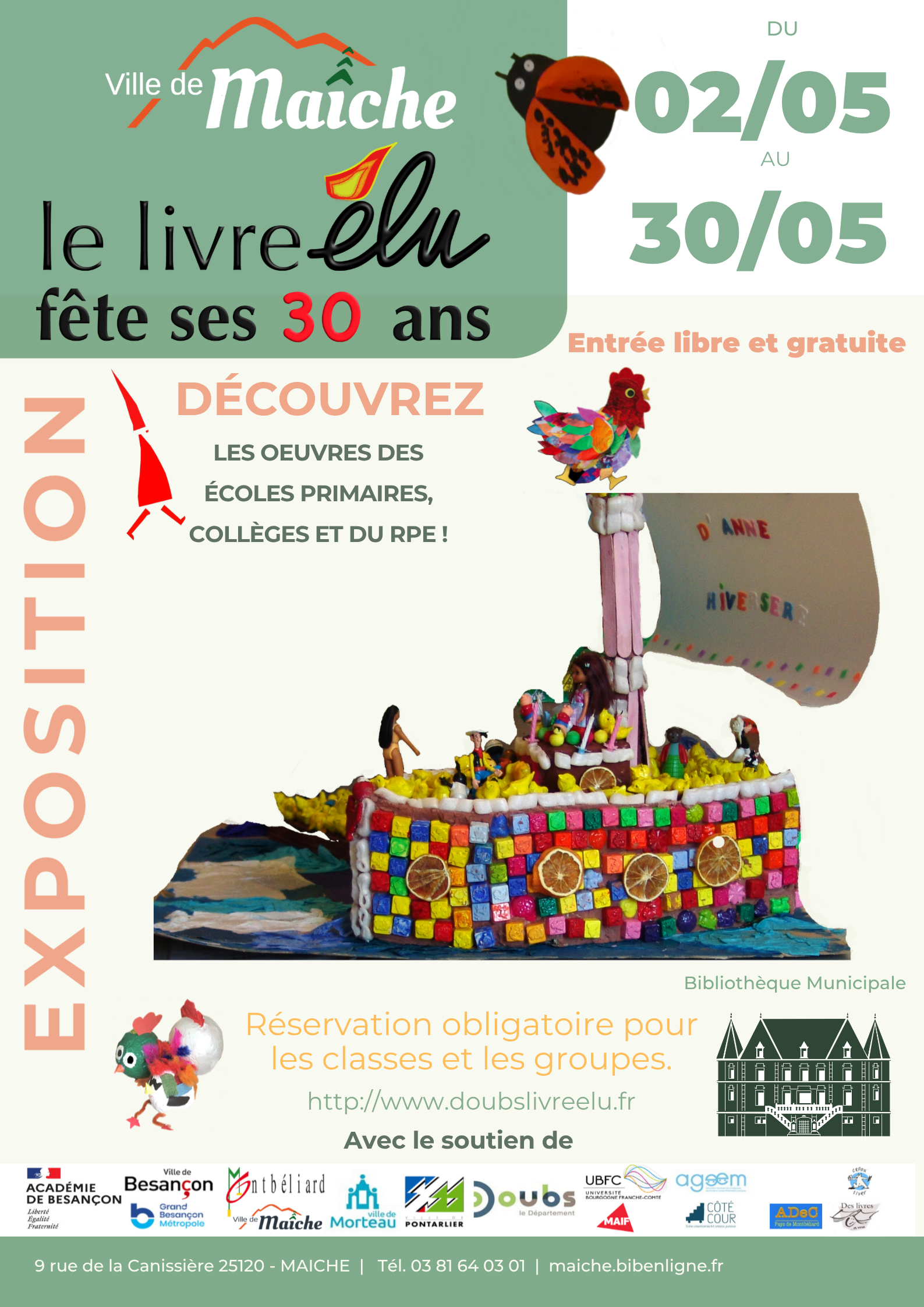 Exposition du livre élu 2026