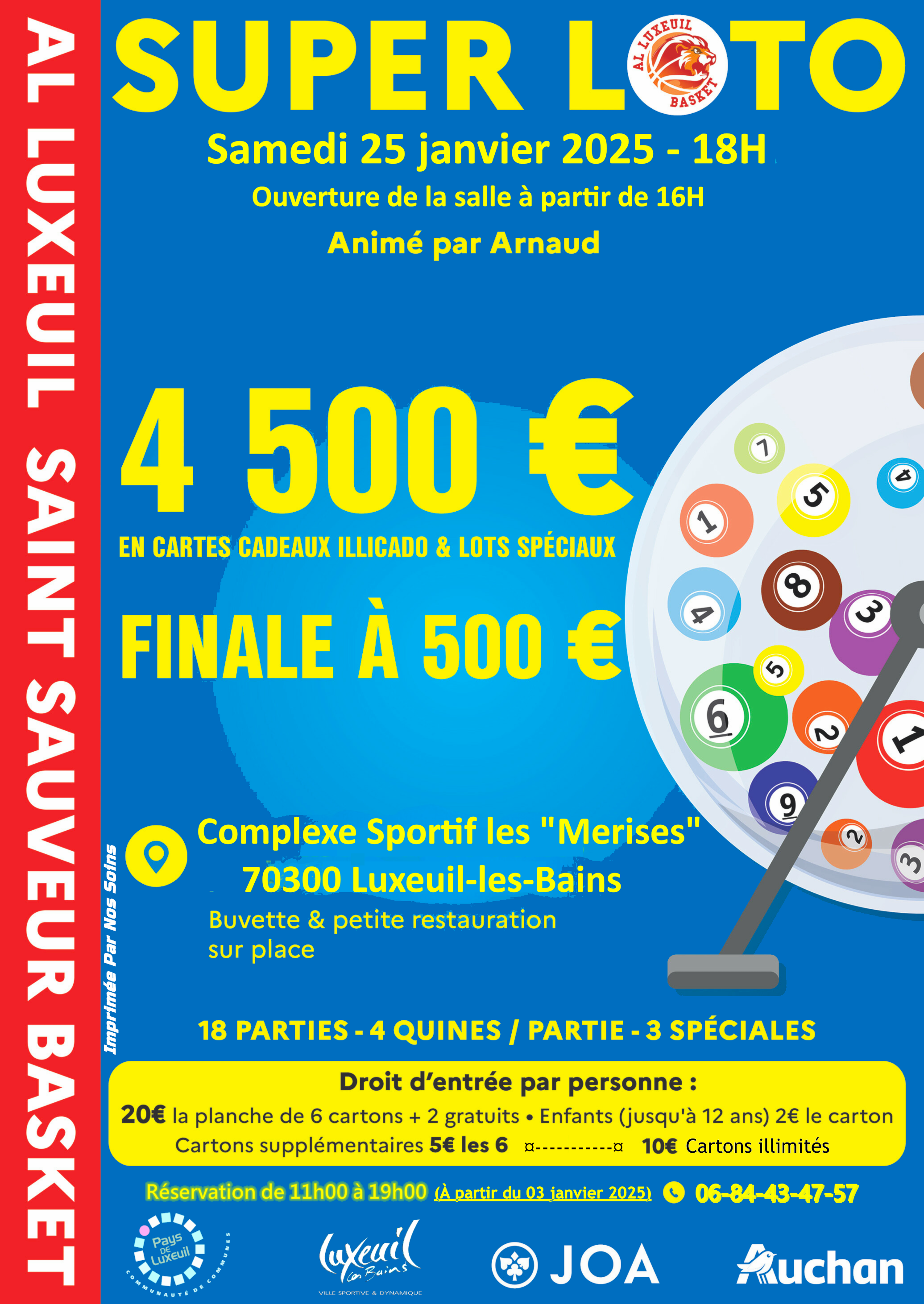 Super Loto - AL Luxeuil Basket