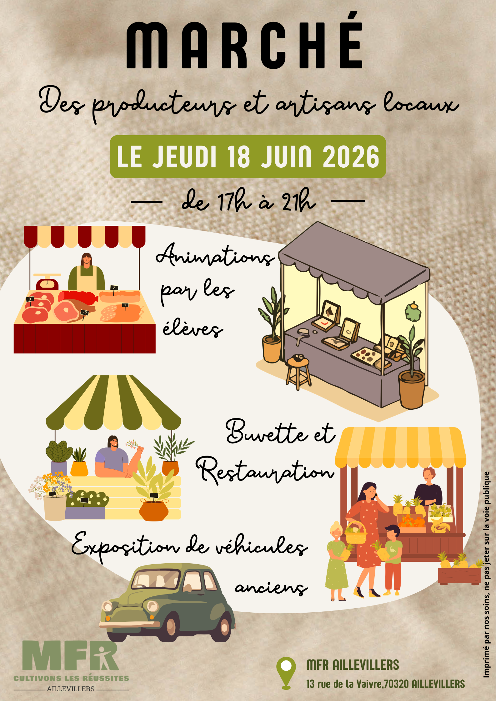 Marché des producteurs et artisans locaux