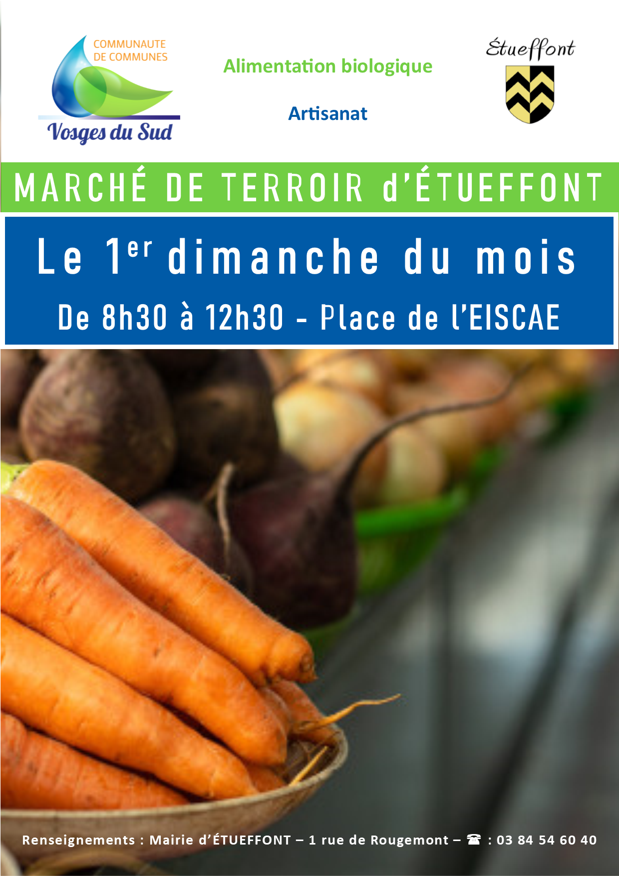 Affiche marché de terroir