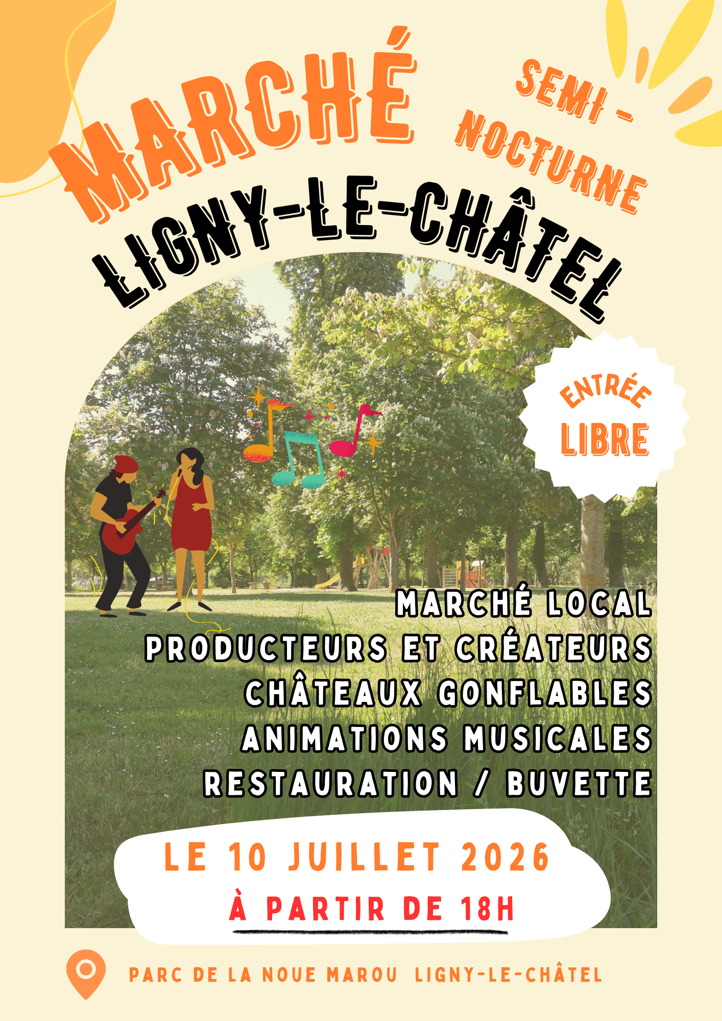 Marché semi-nocturne de Ligny-le-Châtel