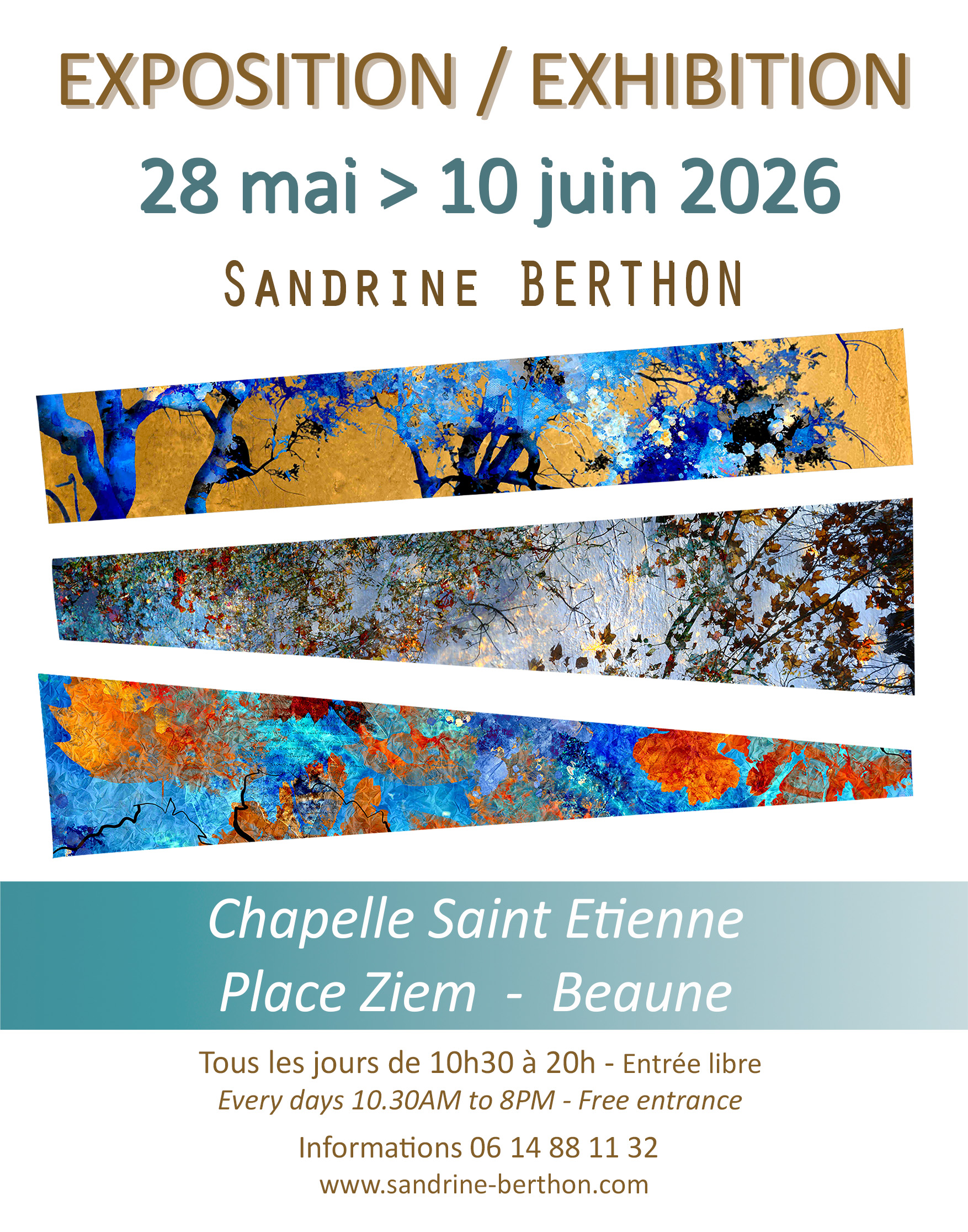 Exposition de l’artiste plasticienne Sandrine Berthon