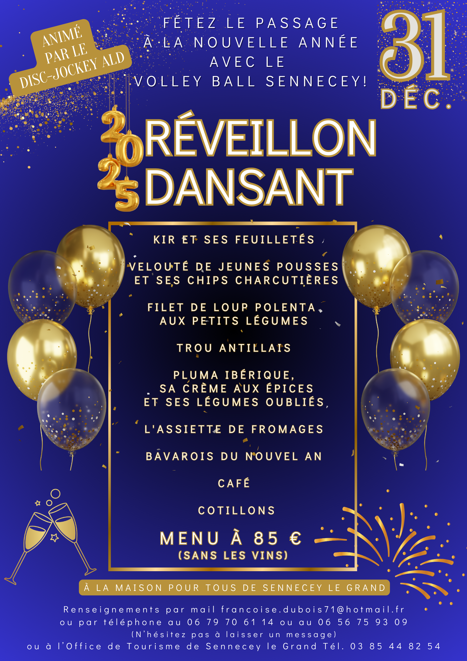 Affiche repas Réveillon2024 - 1