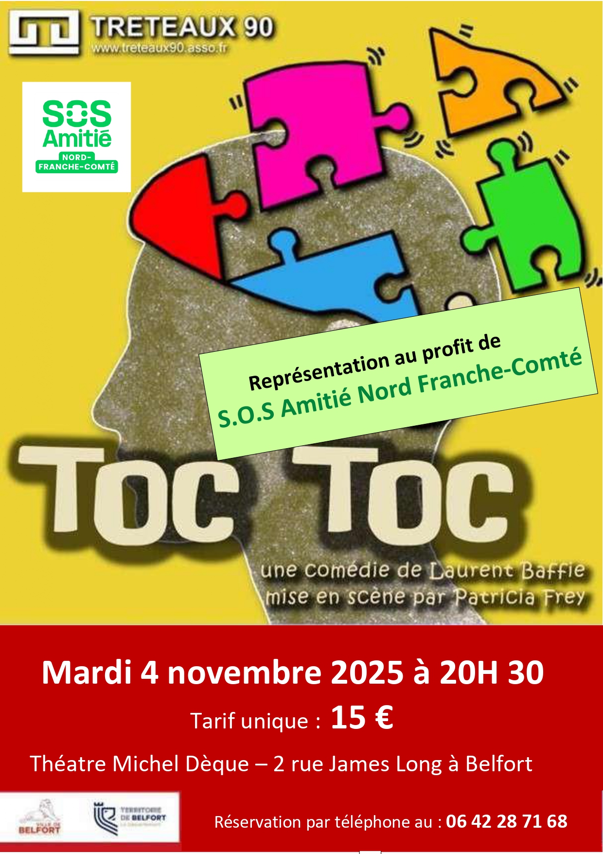 Affiche Séance Toc Toc
