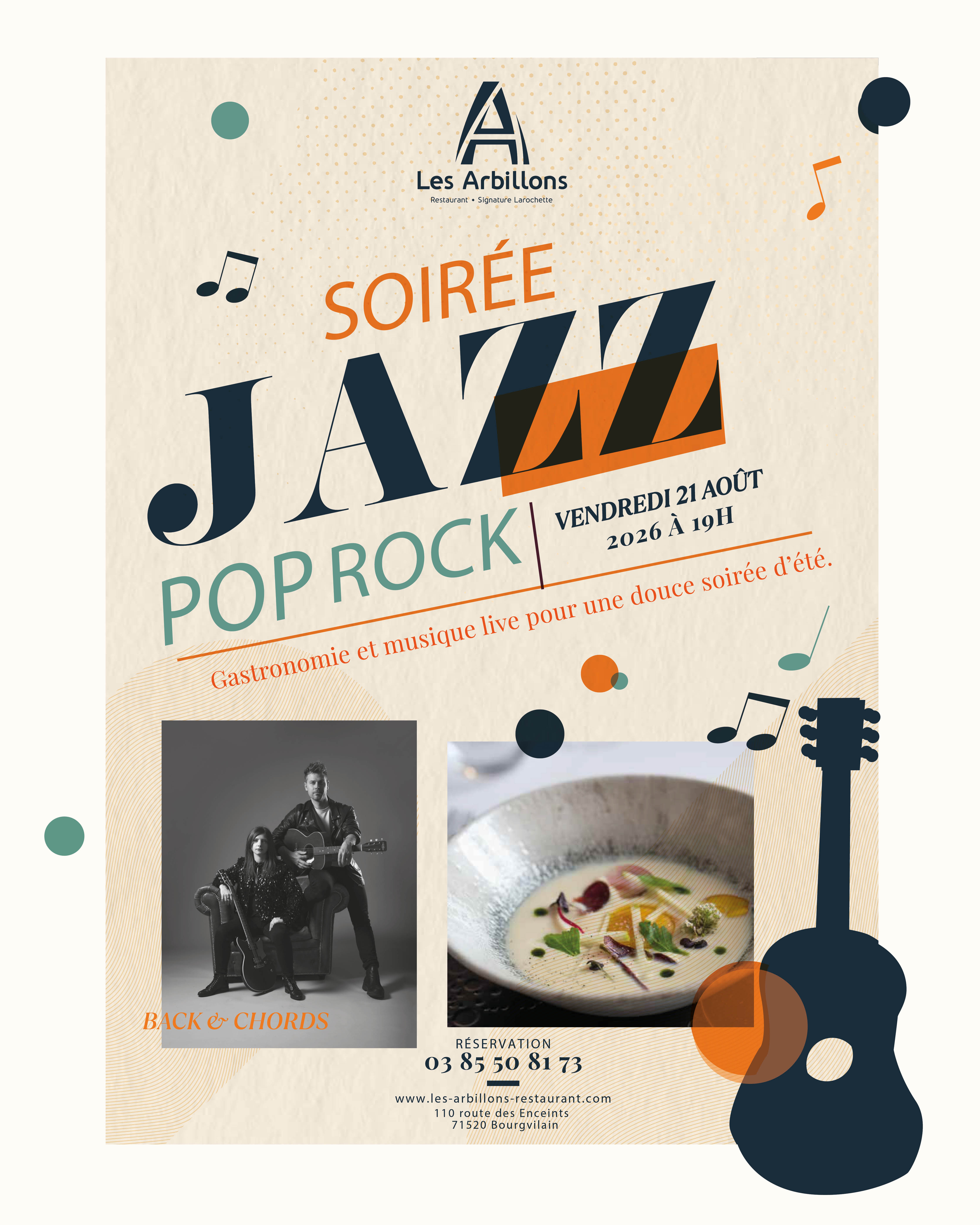 Soirée musicale - Arbillons Restaurant