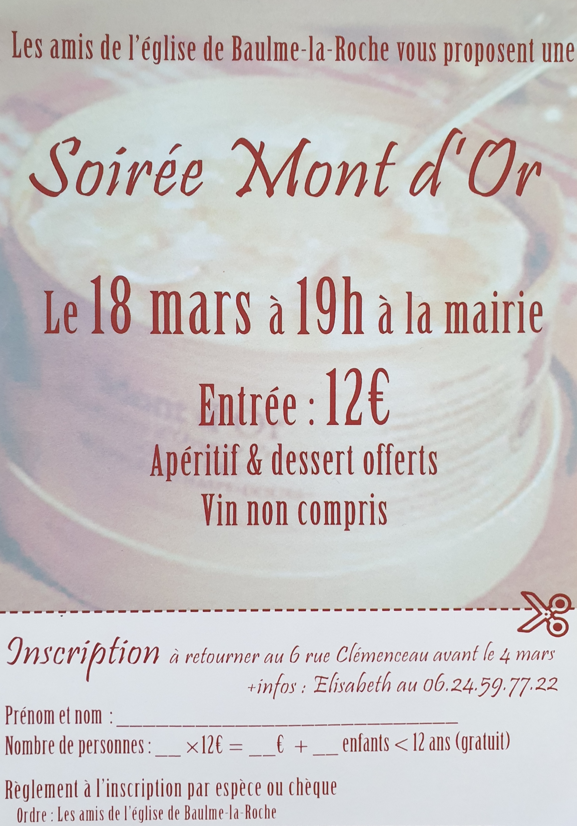 Affiche soirée mont d'or BLR 18.03.23